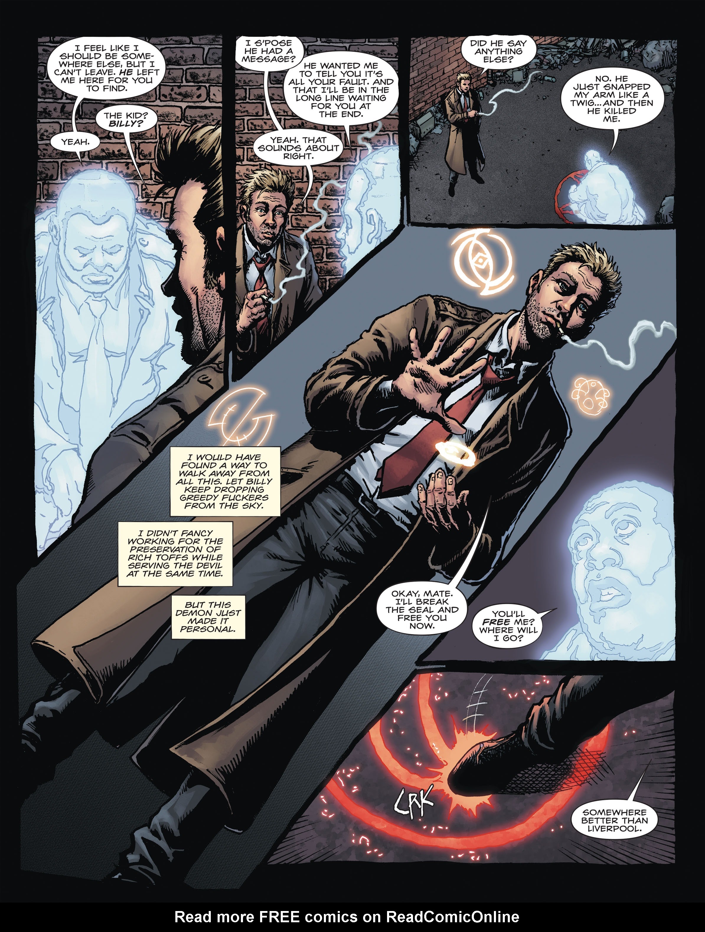 Read online Hellblazer: Rise and Fall comic -  Issue #2 - 15