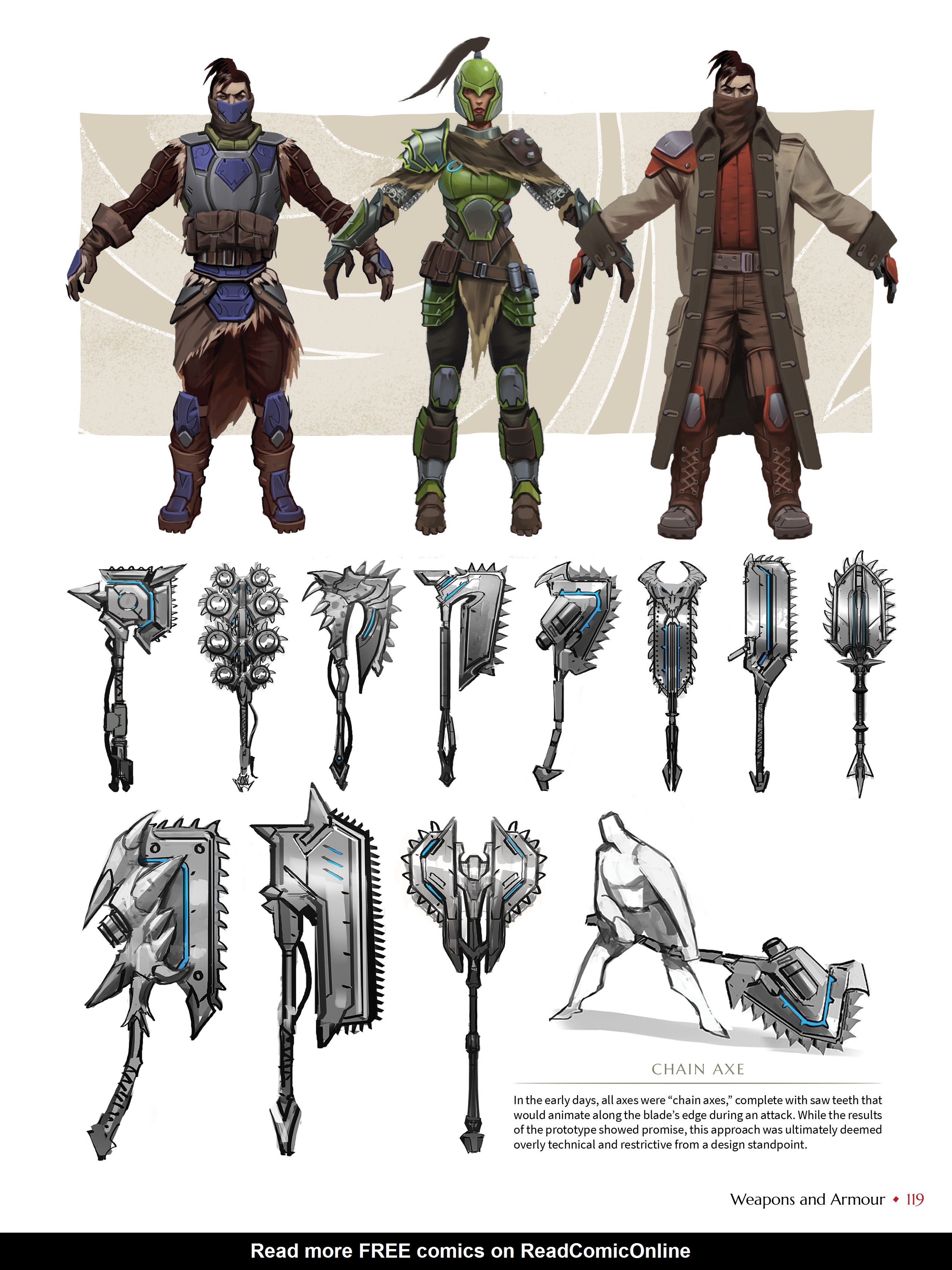 Read online The Art of Dauntless comic -  Issue # TPB - 101