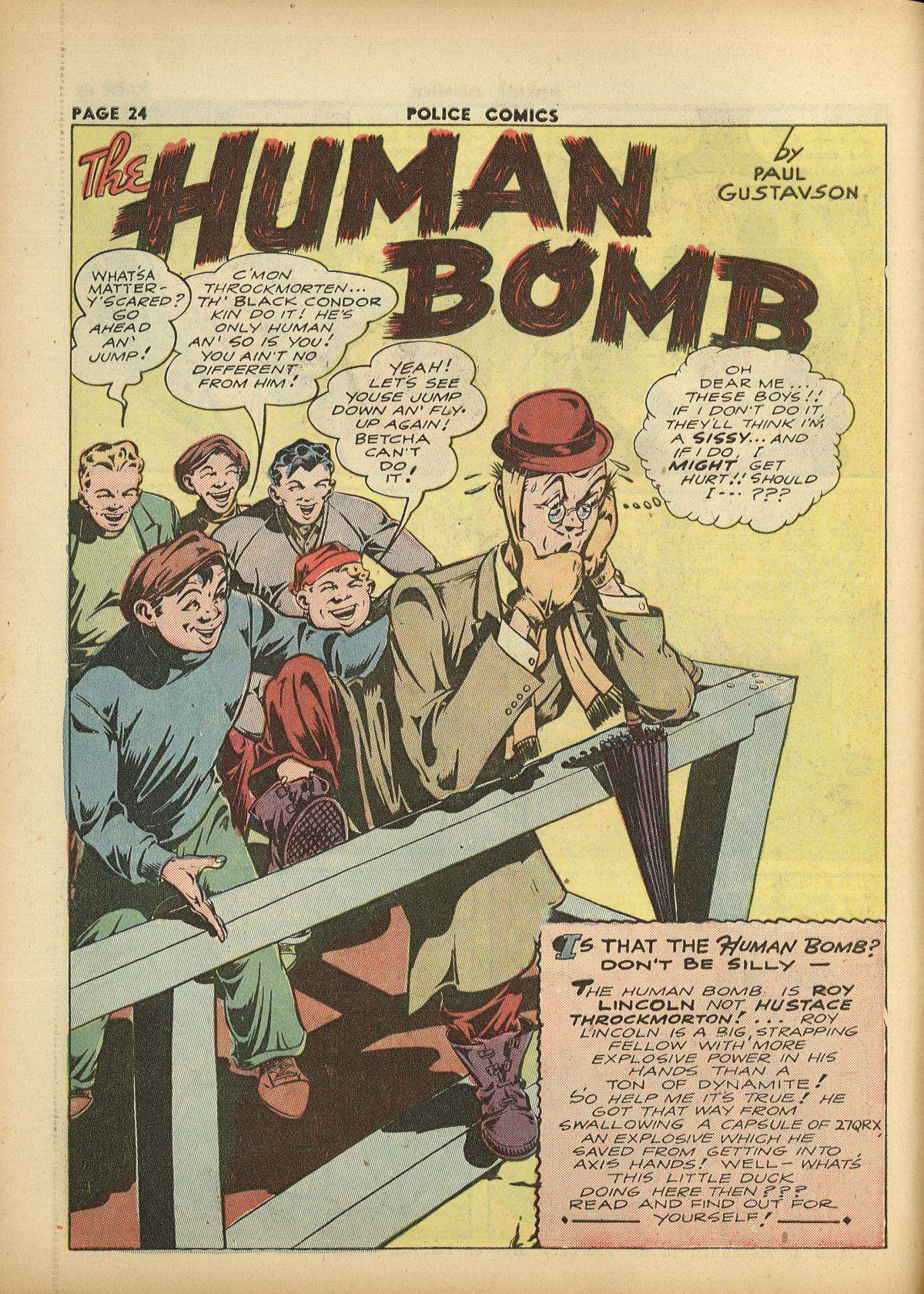 Read online Police Comics comic -  Issue #15 - 26