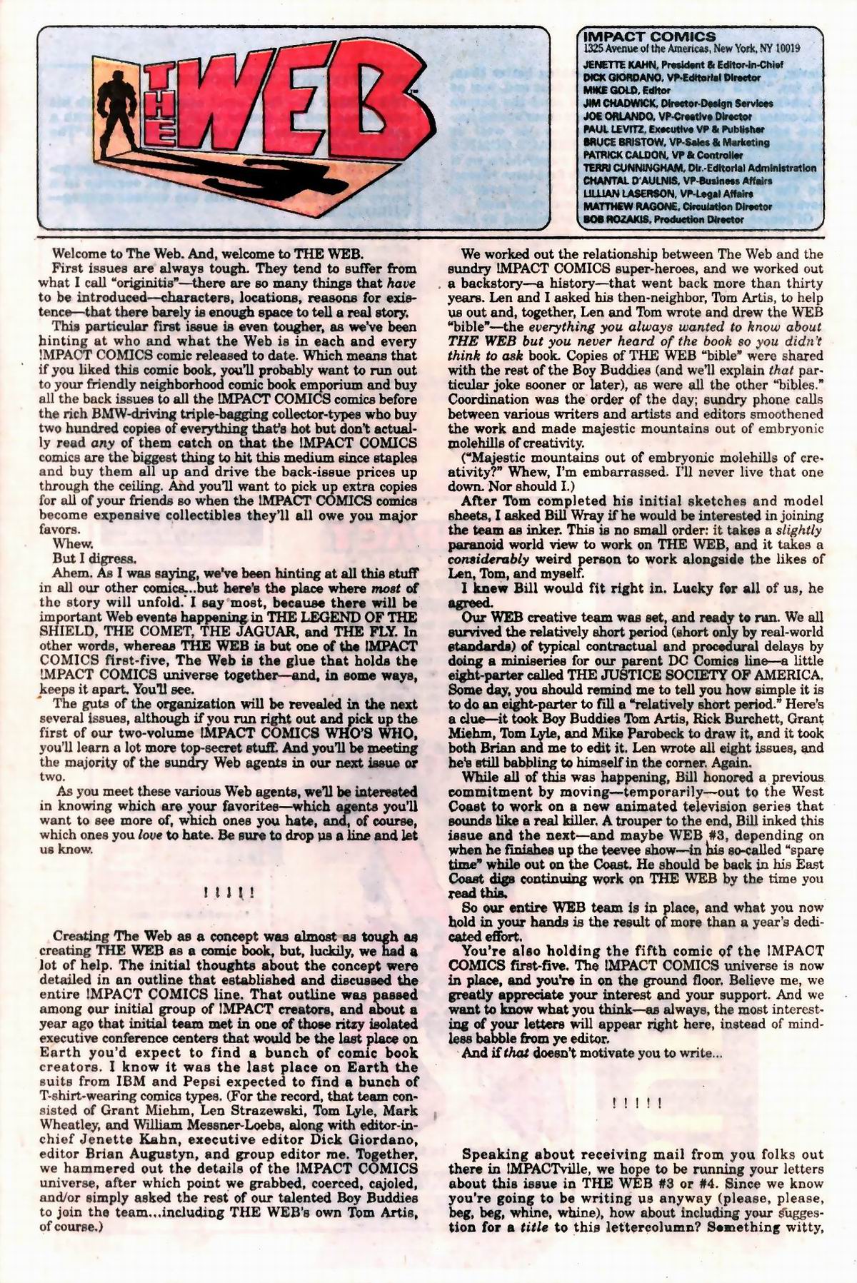 Read online The Web (1991) comic -  Issue #1 - 24