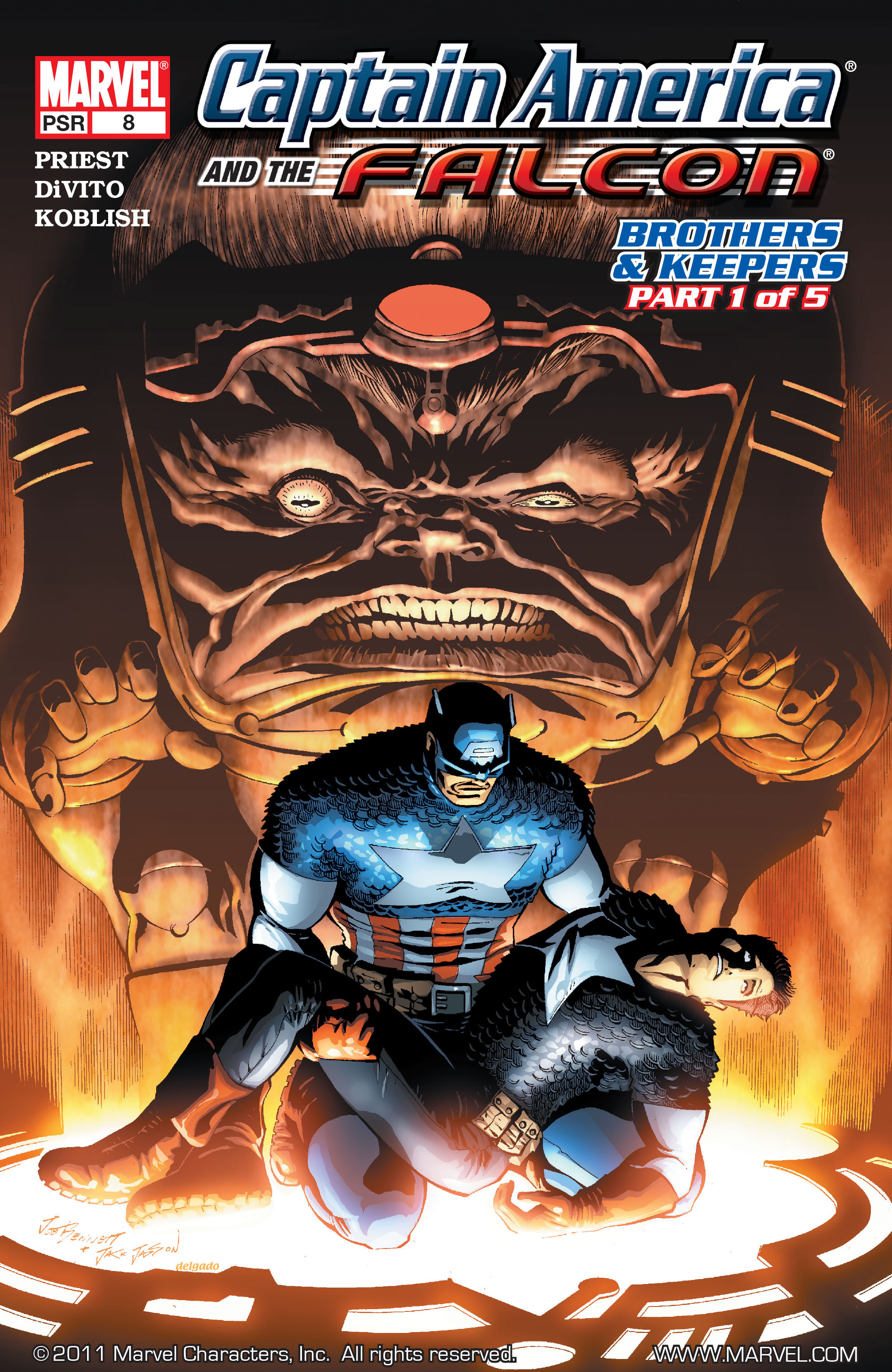 Read online Captain America & the Falcon comic -  Issue #8 - 1