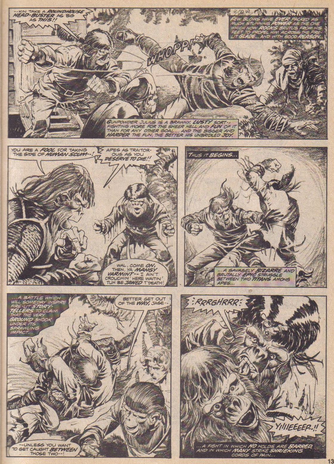 Read online Planet of the Apes comic -  Issue #8 - 13