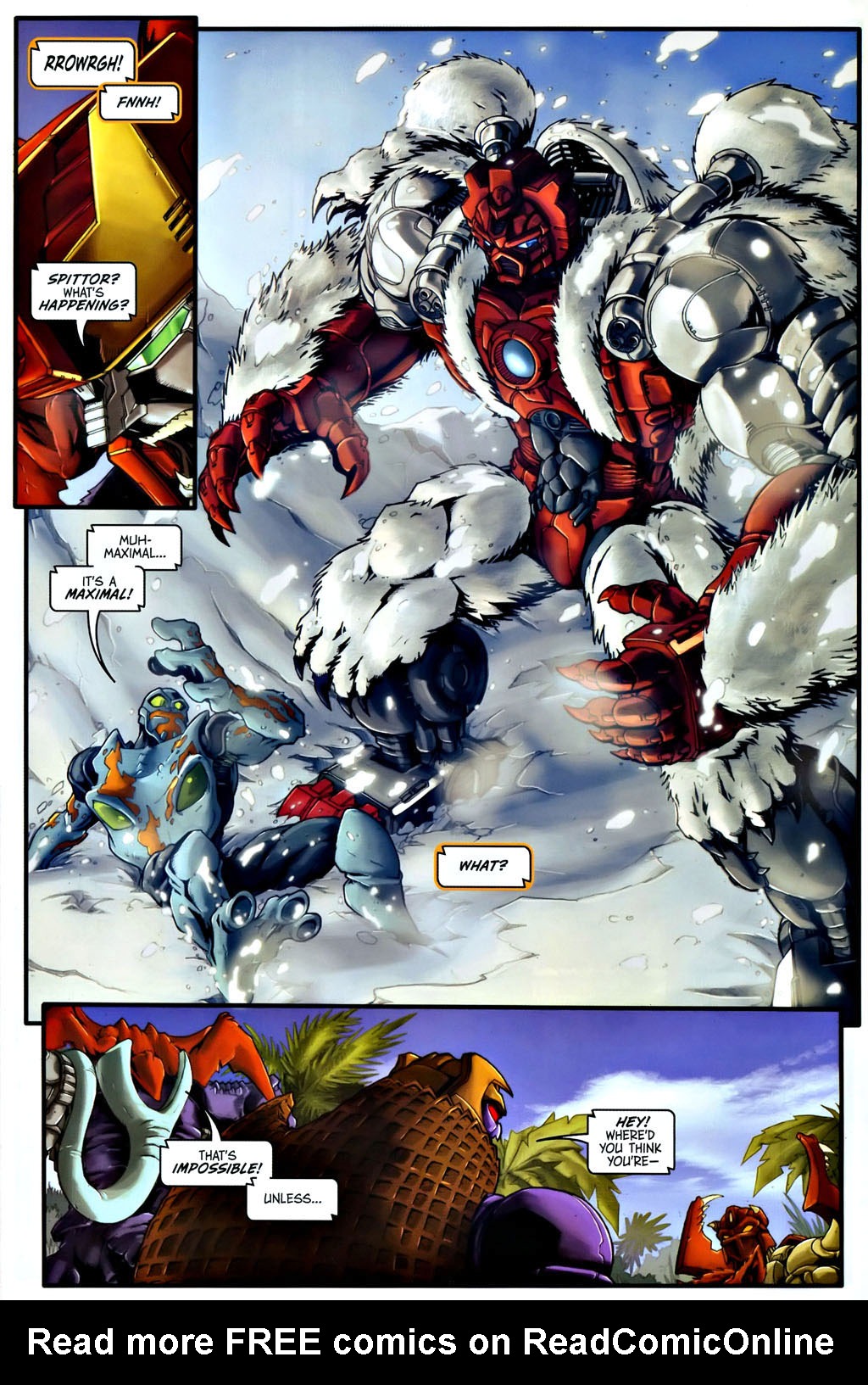 Read online Transformers, Beast Wars The Gathering comic Issue 1