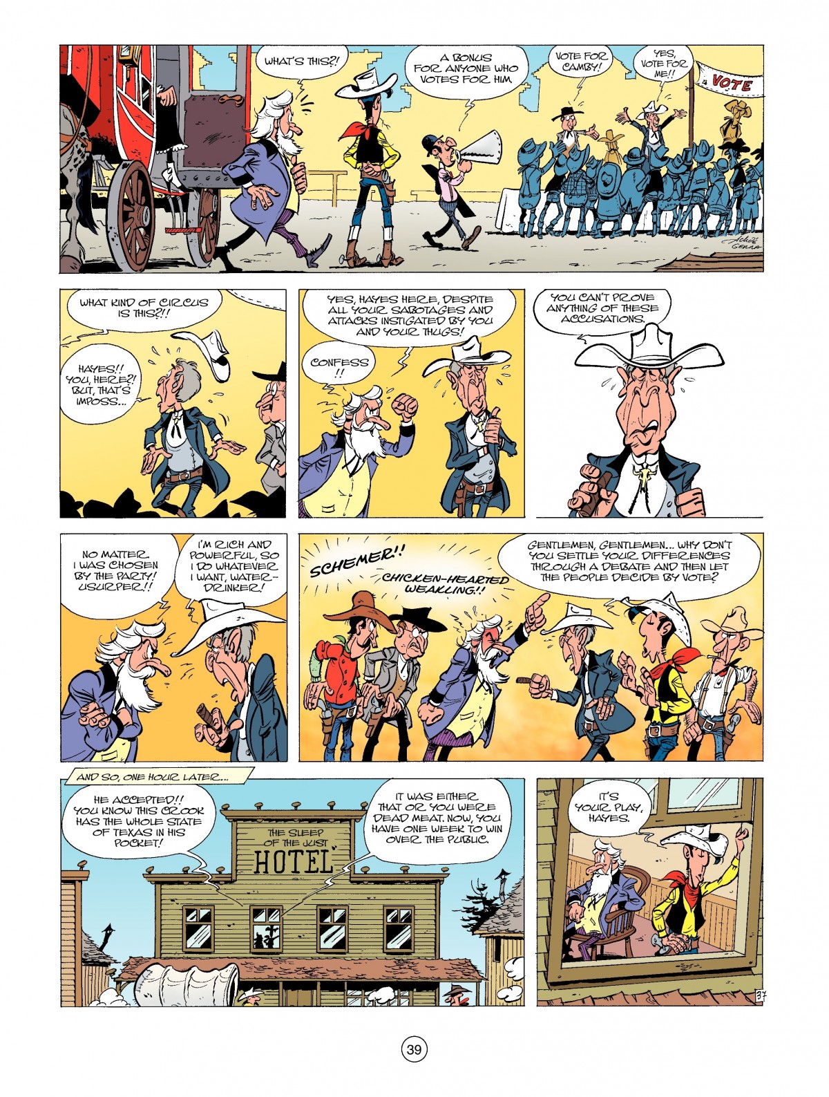 Read online A Lucky Luke Adventure comic -  Issue #39 - 39
