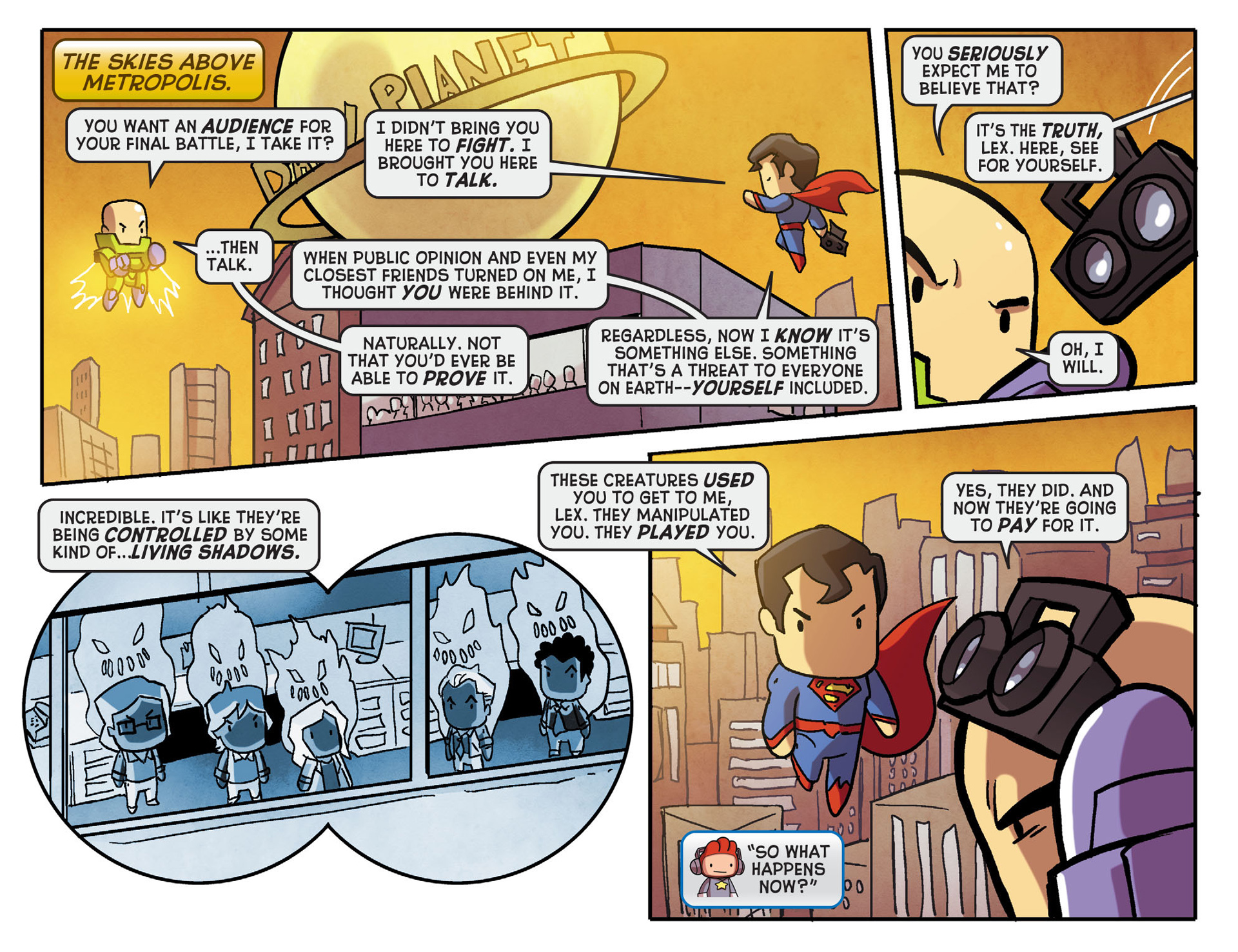 Read online Scribblenauts Unmasked: A Crisis of Imagination comic -  Issue #4 - 20