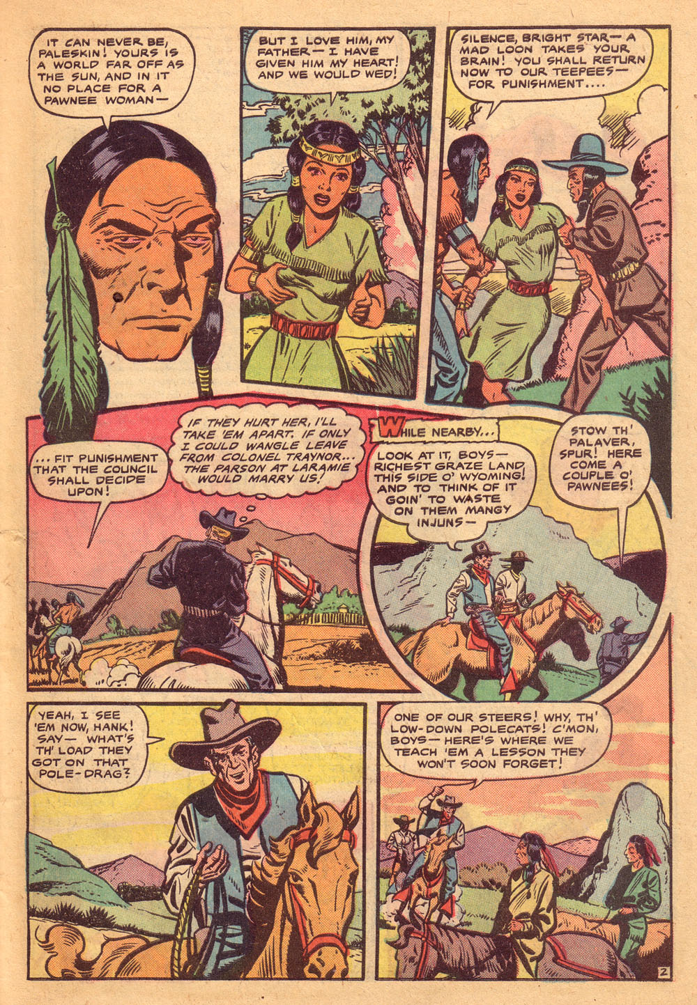 Read online Cowgirl Romances (1950) comic -  Issue #4 - 27