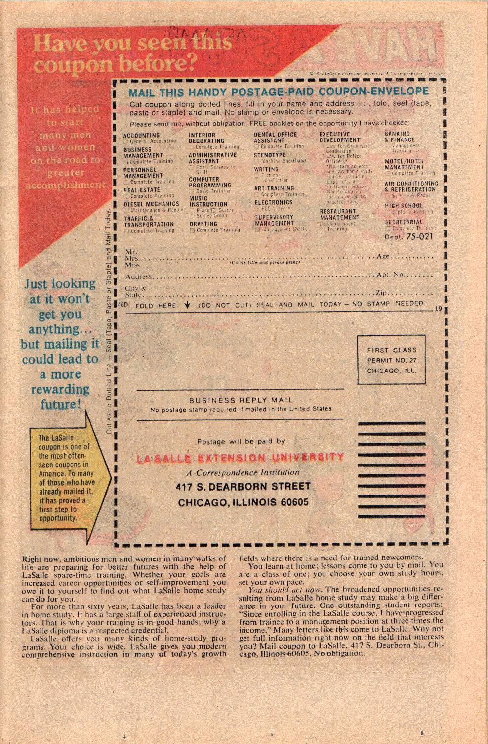 Read online Shazam! (1973) comic -  Issue #23 - 23