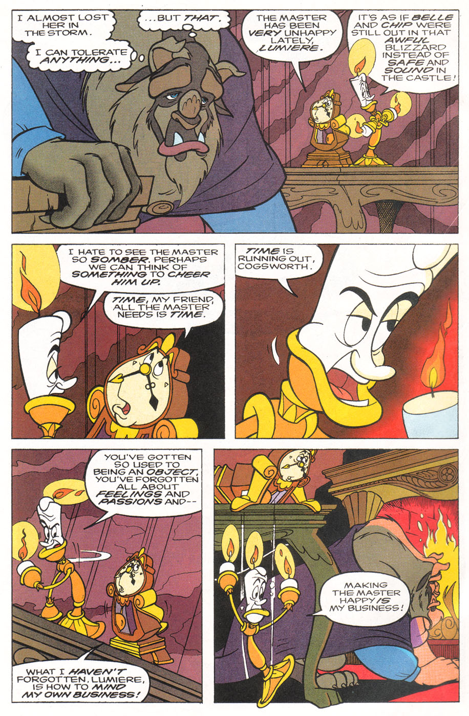 Read online Disney's Beauty and the Beast comic -  Issue #9 - 4