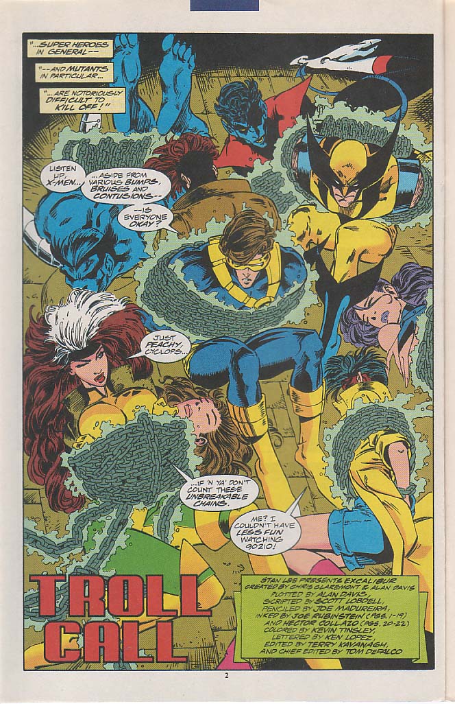 Read online Excalibur (1988) comic -  Issue #58 - 3