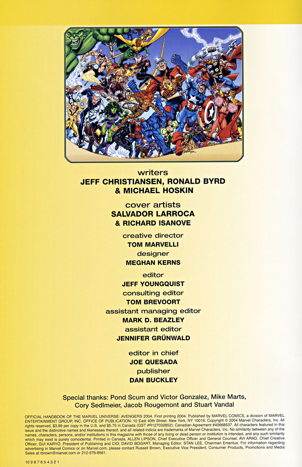 Read online The Official Handbook of the Marvel Universe: The Avengers comic -  Issue # Full - 3