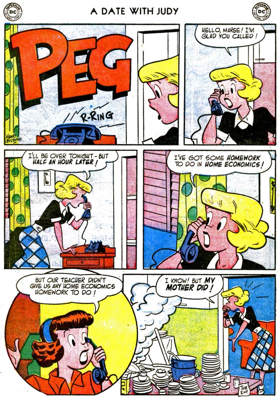 Read online A Date with Judy comic -  Issue #32 - 10