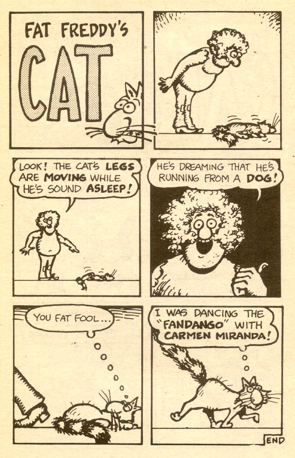 Read online Adventures of Fat Freddy's Cat comic -  Issue #1 - 39