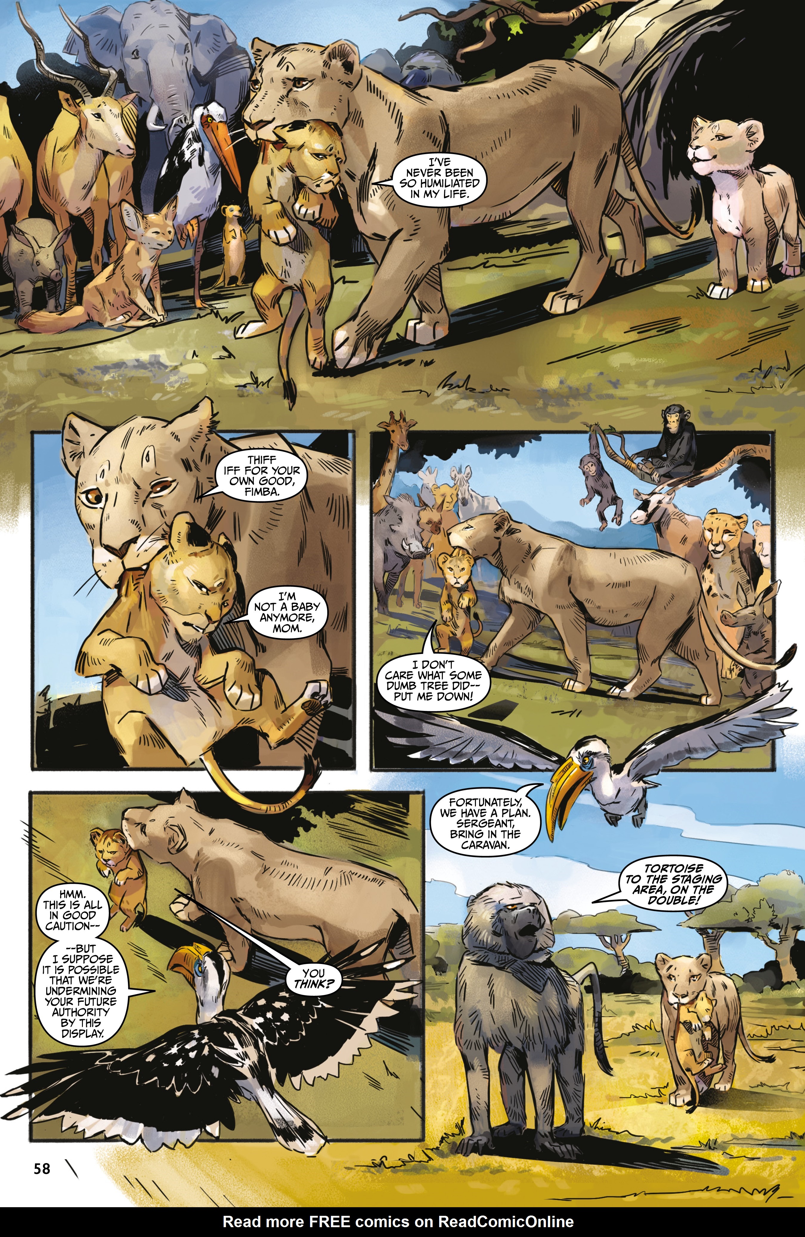 Read online Disney The Lion King: Wild Schemes and Catastrophes comic -  Issue # TPB - 59