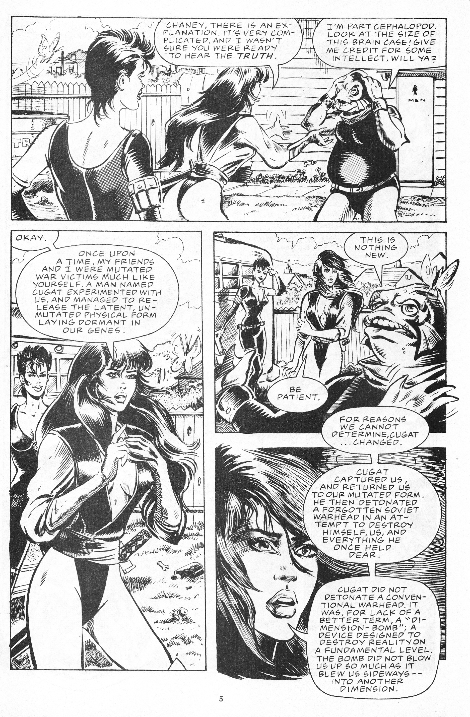 Read online Ex-Mutants: The Shattered Earth Chronicles comic -  Issue #4 - 7
