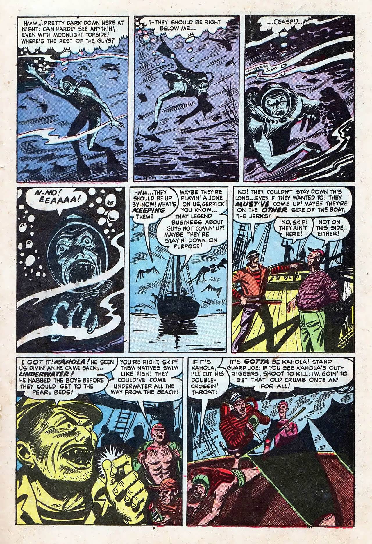 Read online Mystic (1951) comic -  Issue #19 - 21