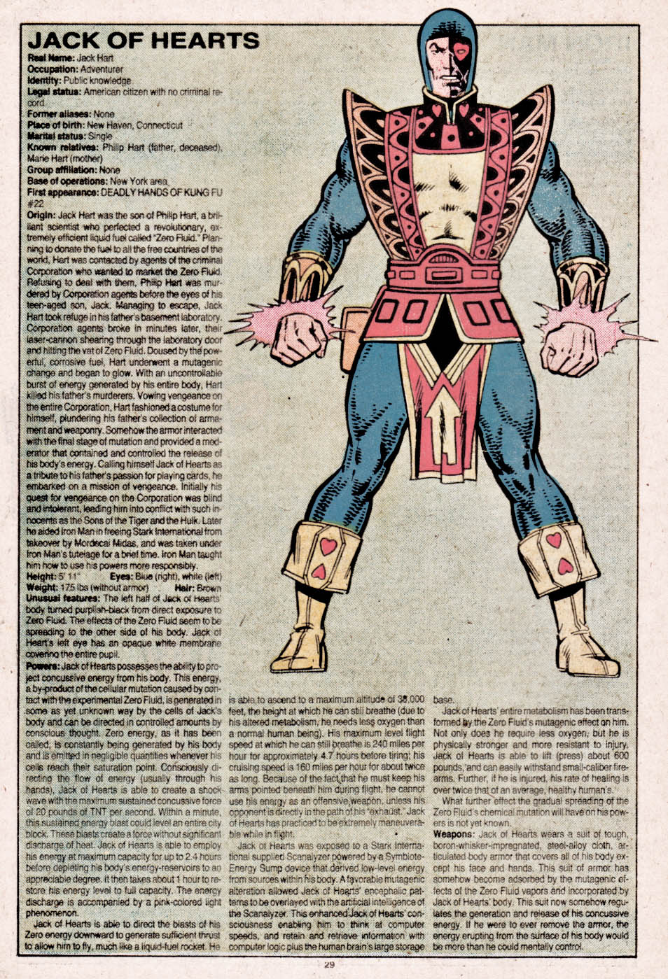 Read online The Official Handbook of the Marvel Universe comic -  Issue #5 - 29
