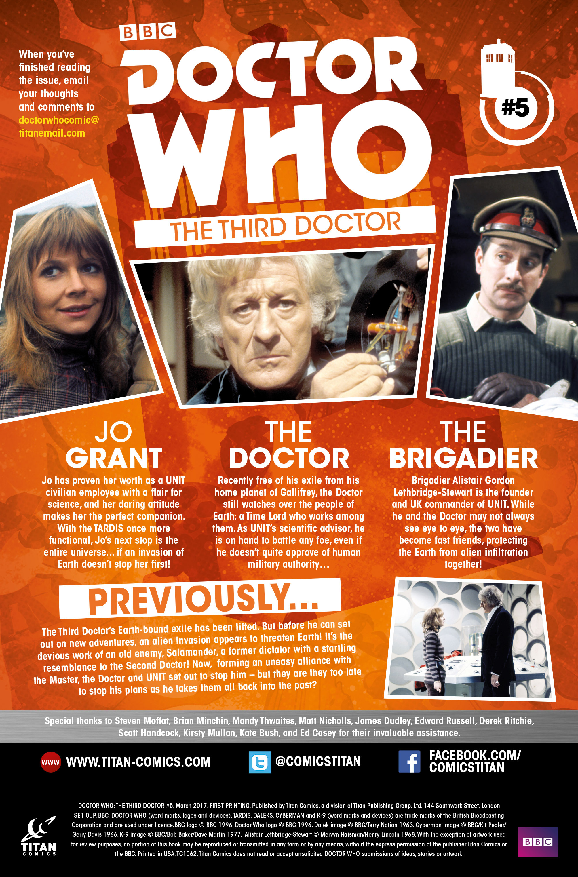 Read online Doctor Who: The Third Doctor comic -  Issue #5 - 6