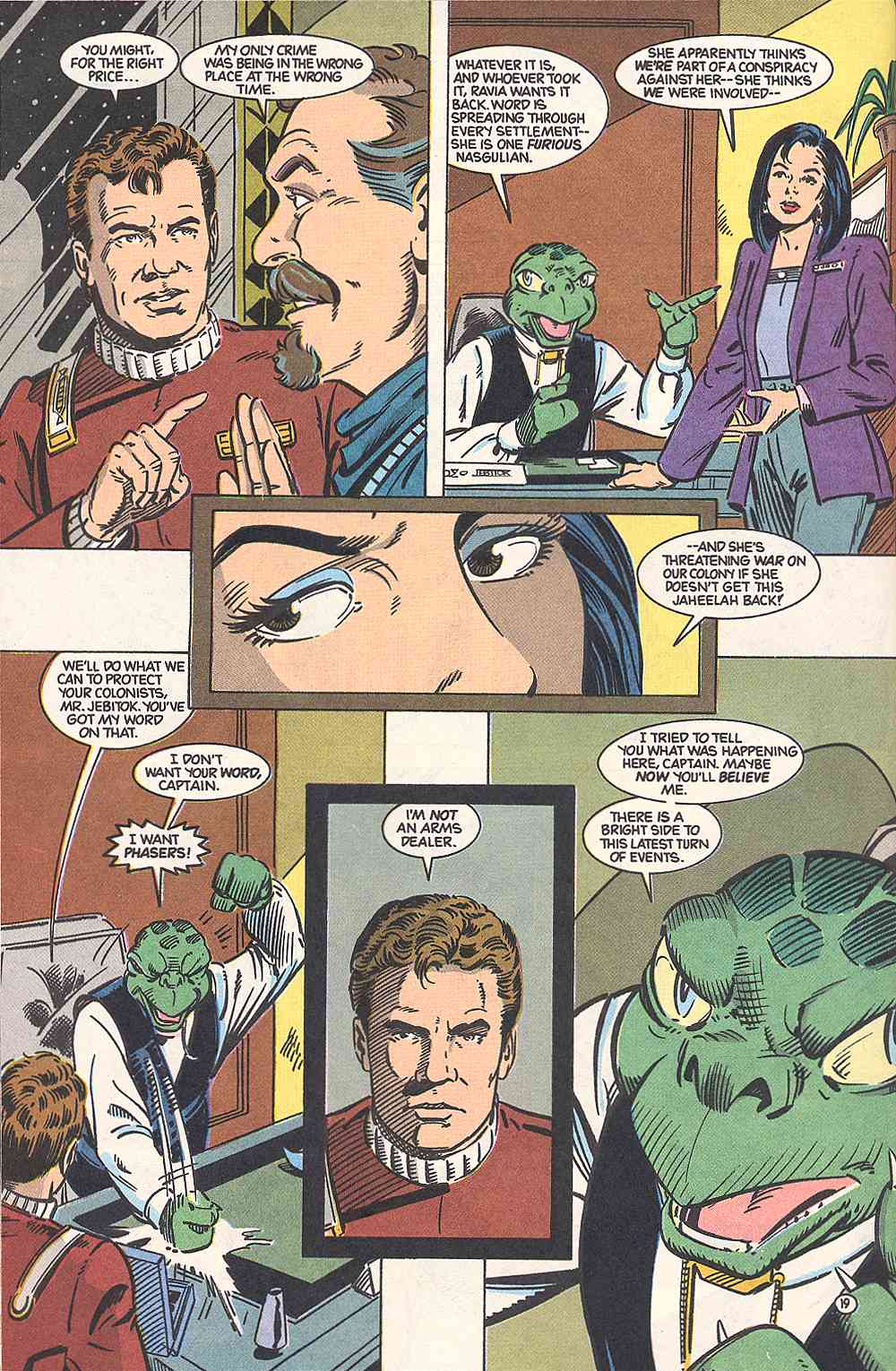 Read online Star Trek (1989) comic -  Issue #23 - 19