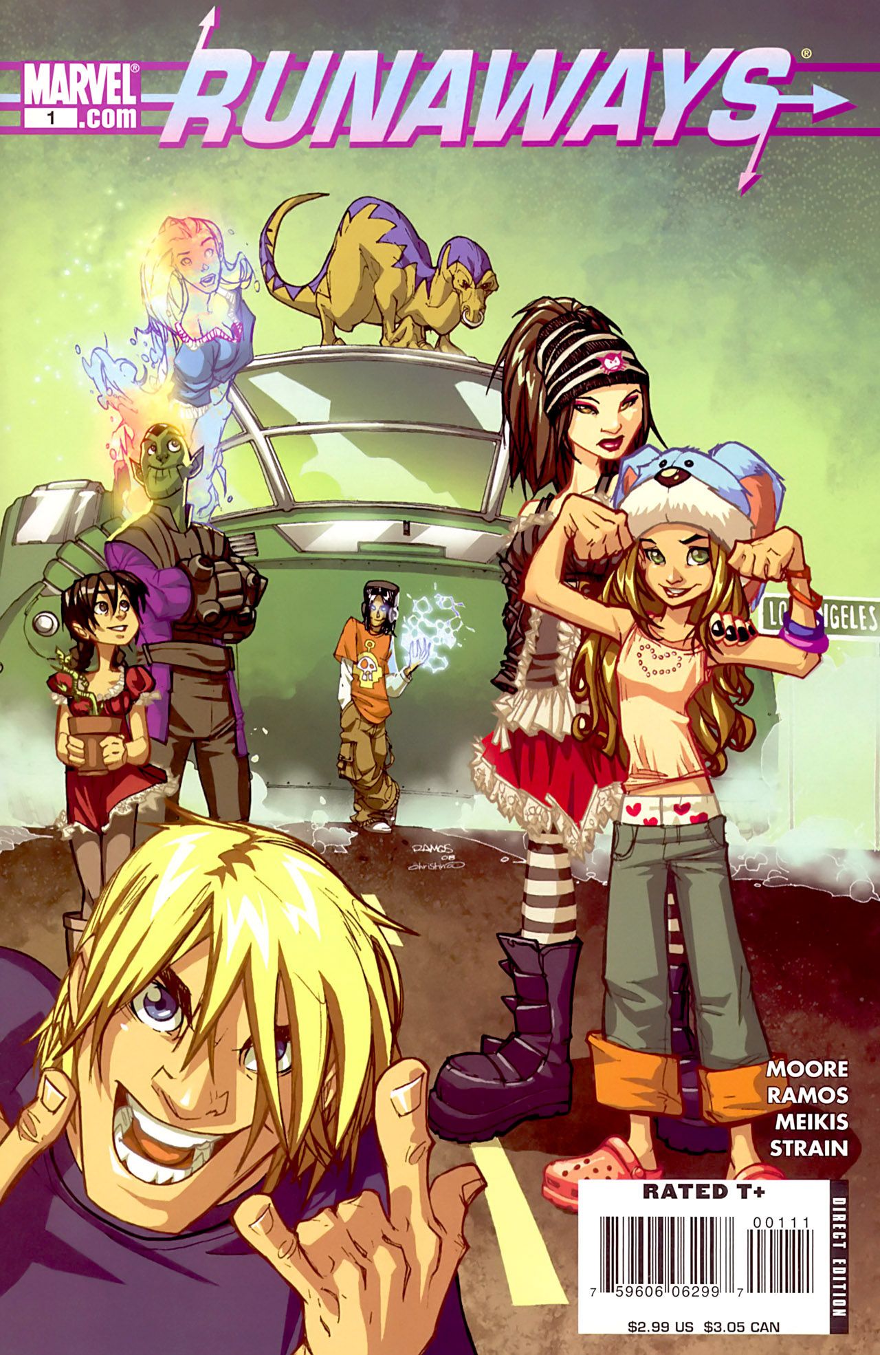 Read online Runaways (2008) comic -  Issue #1 - 1