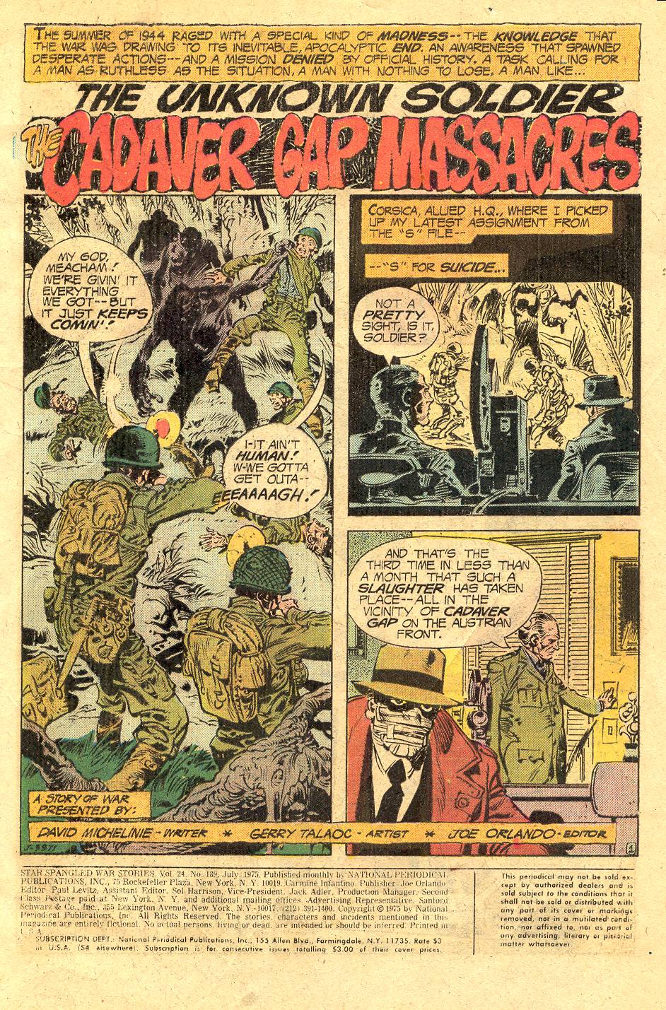 Read online Star Spangled War Stories (1952) comic -  Issue #189 - 2