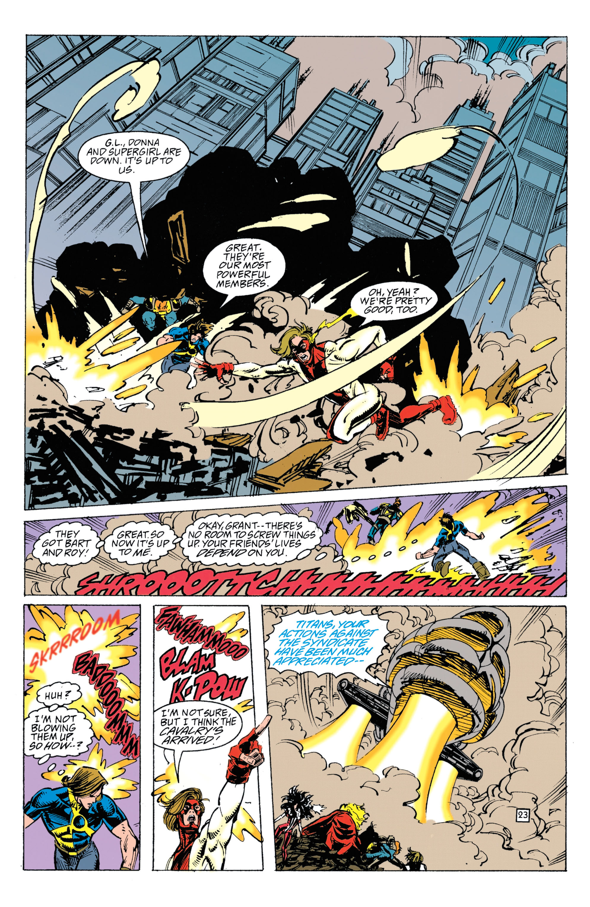 Read online The New Titans (1988) comic -  Issue #122 - 23