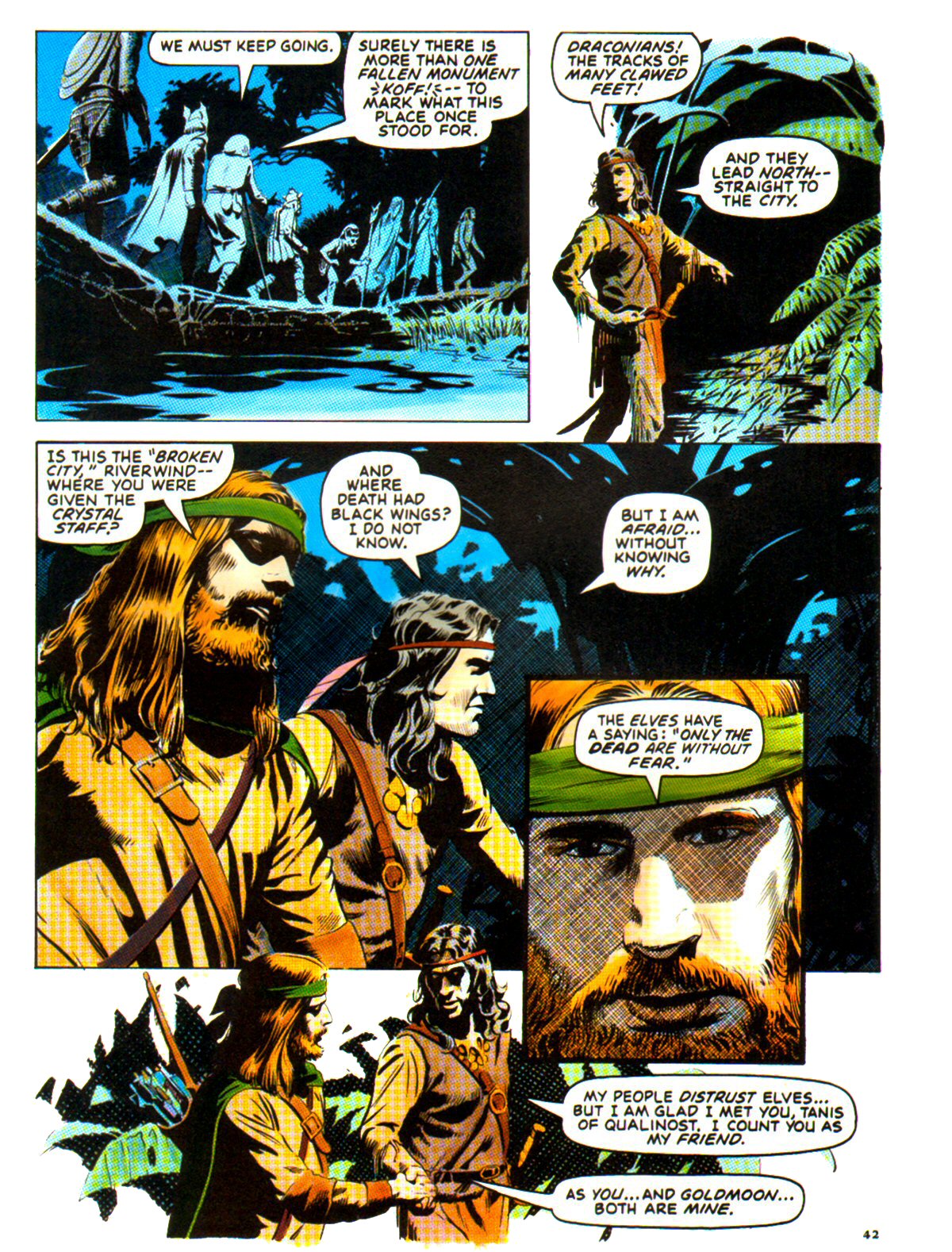 Read online Dragonlance Saga comic -  Issue #1 - 45