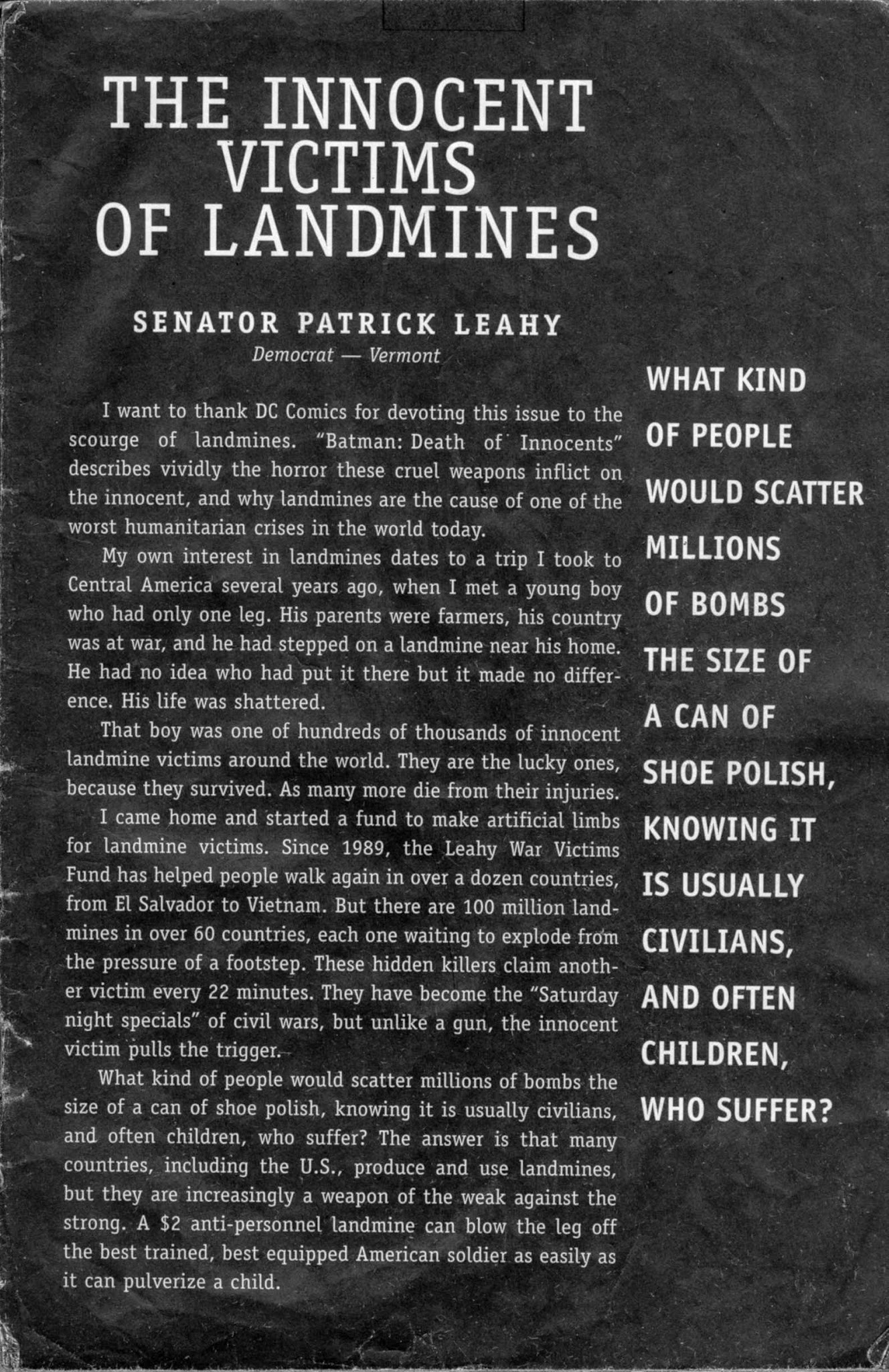 Read online Batman: Death of Innocents comic -  Issue # Full - 3