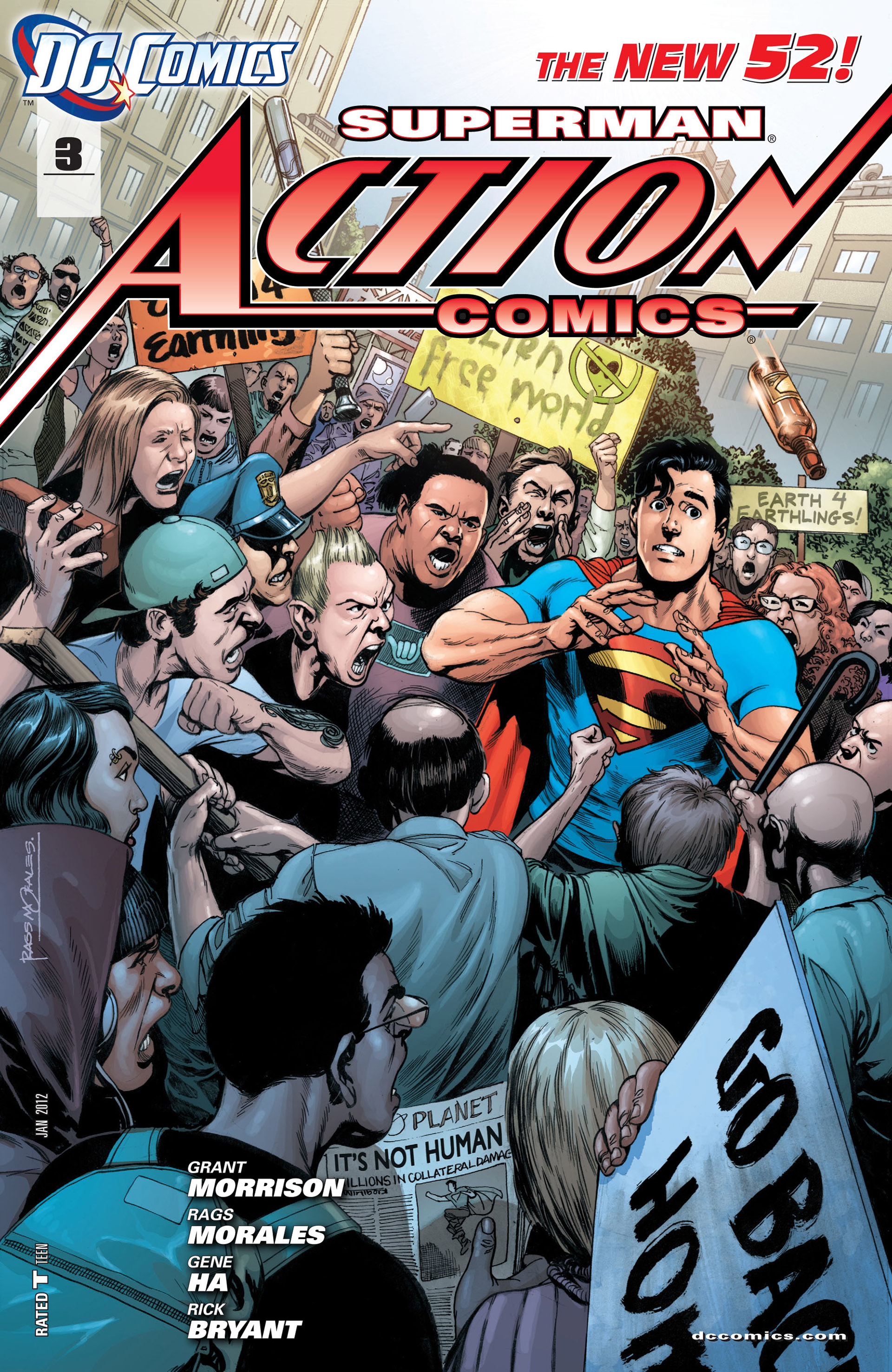 Read online Action Comics (2011) comic -  Issue #3 - 1