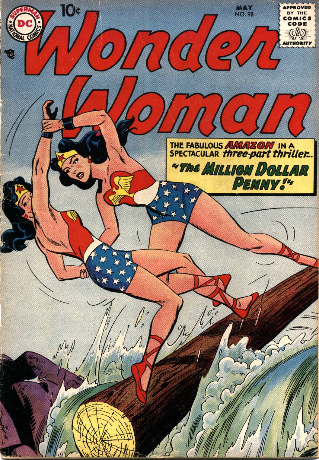 Read online Wonder Woman (1942) comic -  Issue #98 - 1