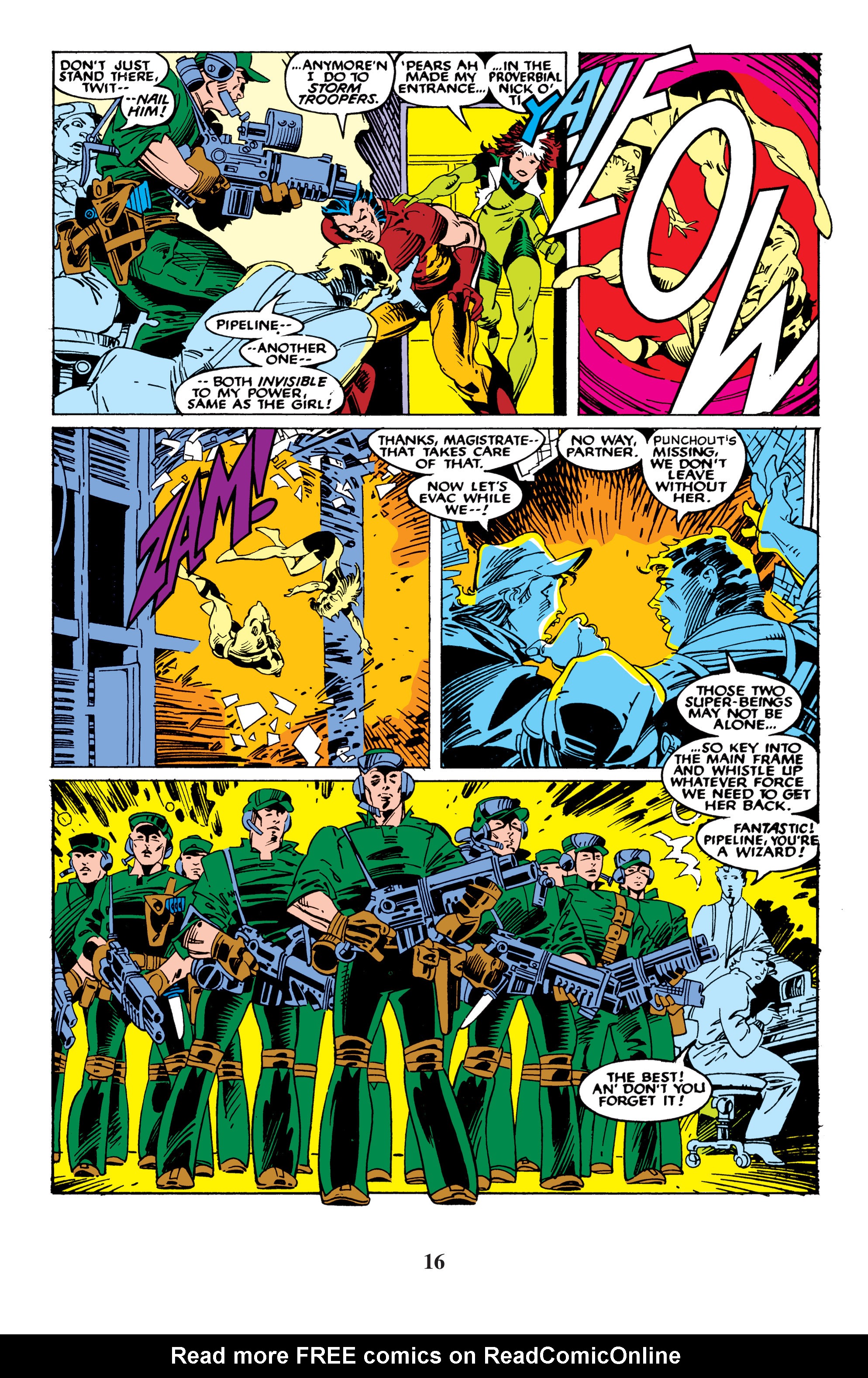 Read online Uncanny X-Men (1963) comic -  Issue #235 - 16