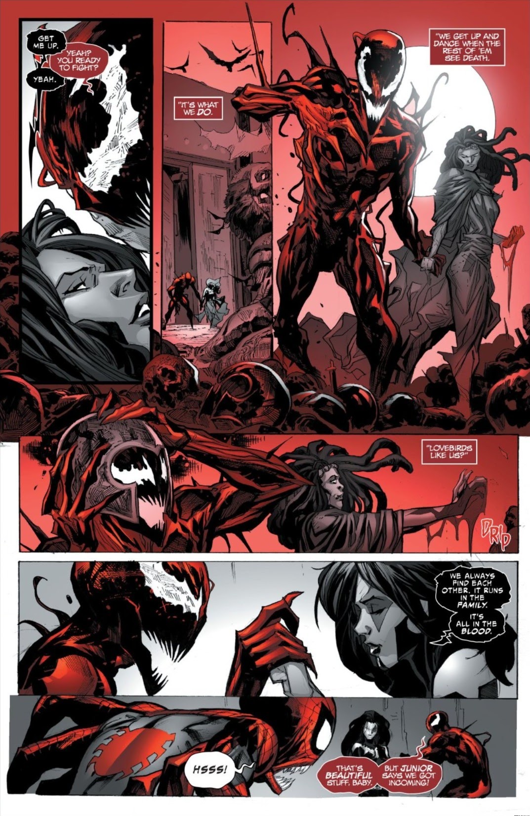 Read online Carnage: Black, White & Blood comic -  Issue #1 - 10