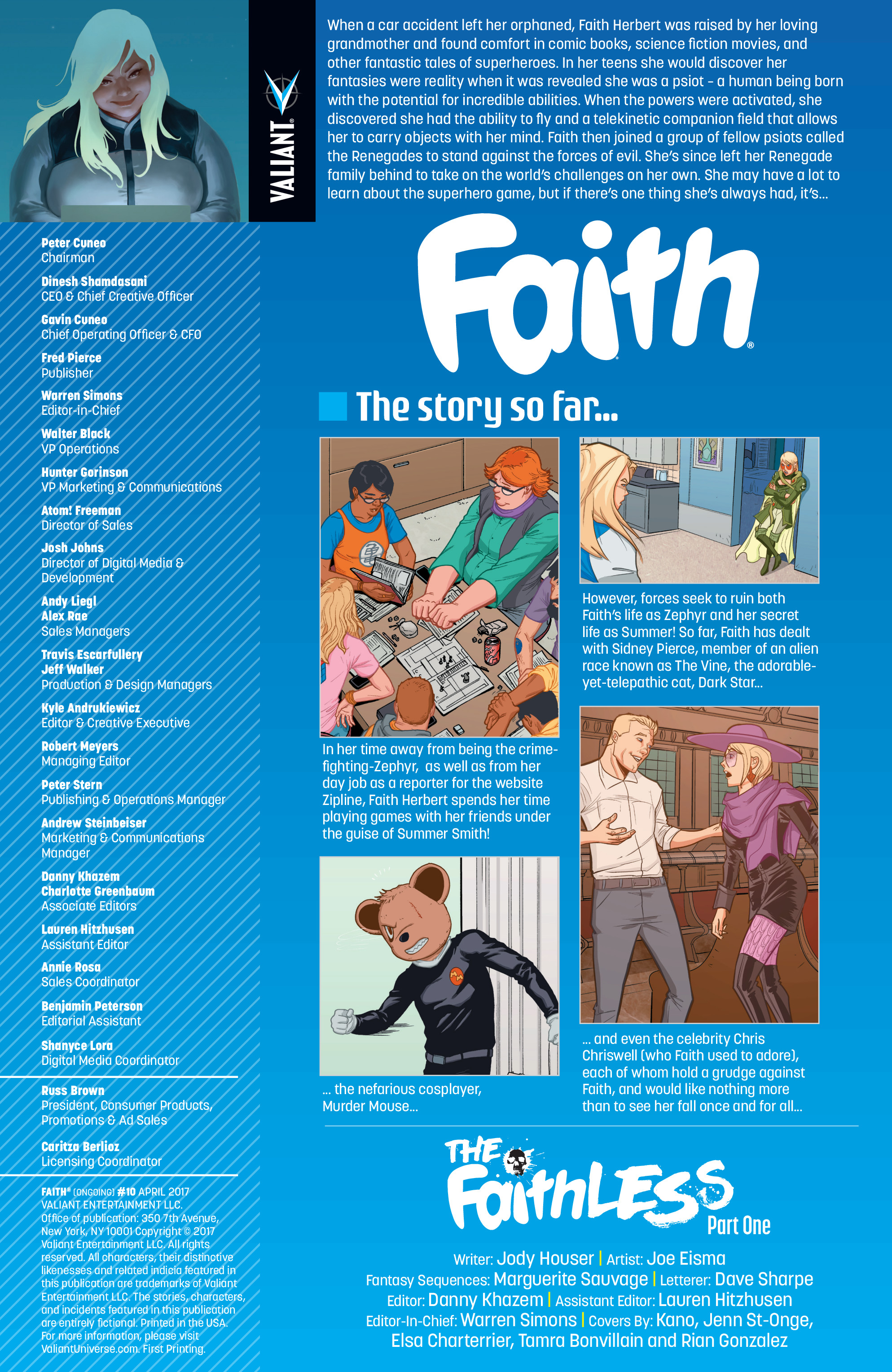 Read online Faith (II) comic -  Issue #10 - 2