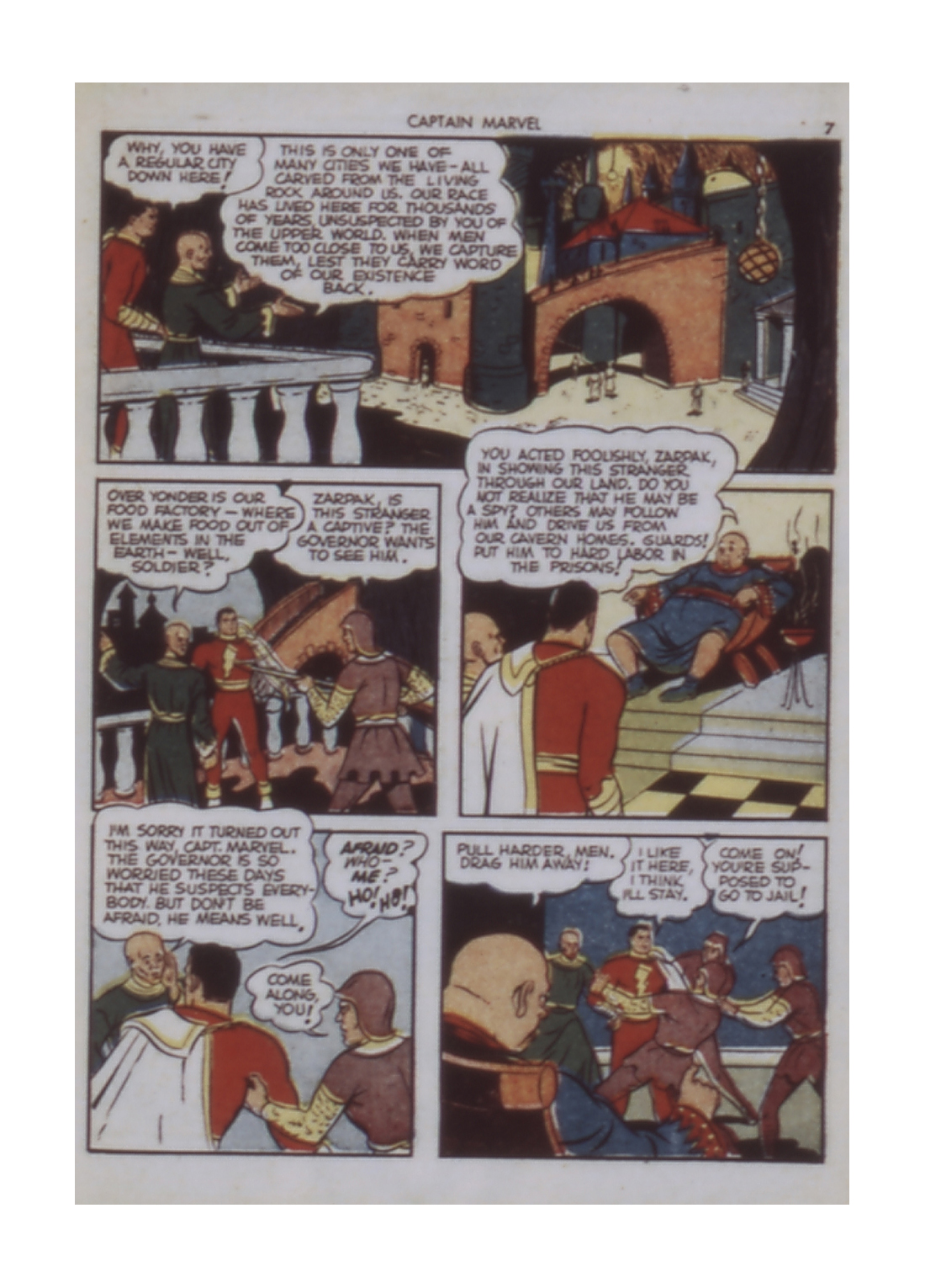 Read online Captain Marvel Adventures comic -  Issue #6 - 7