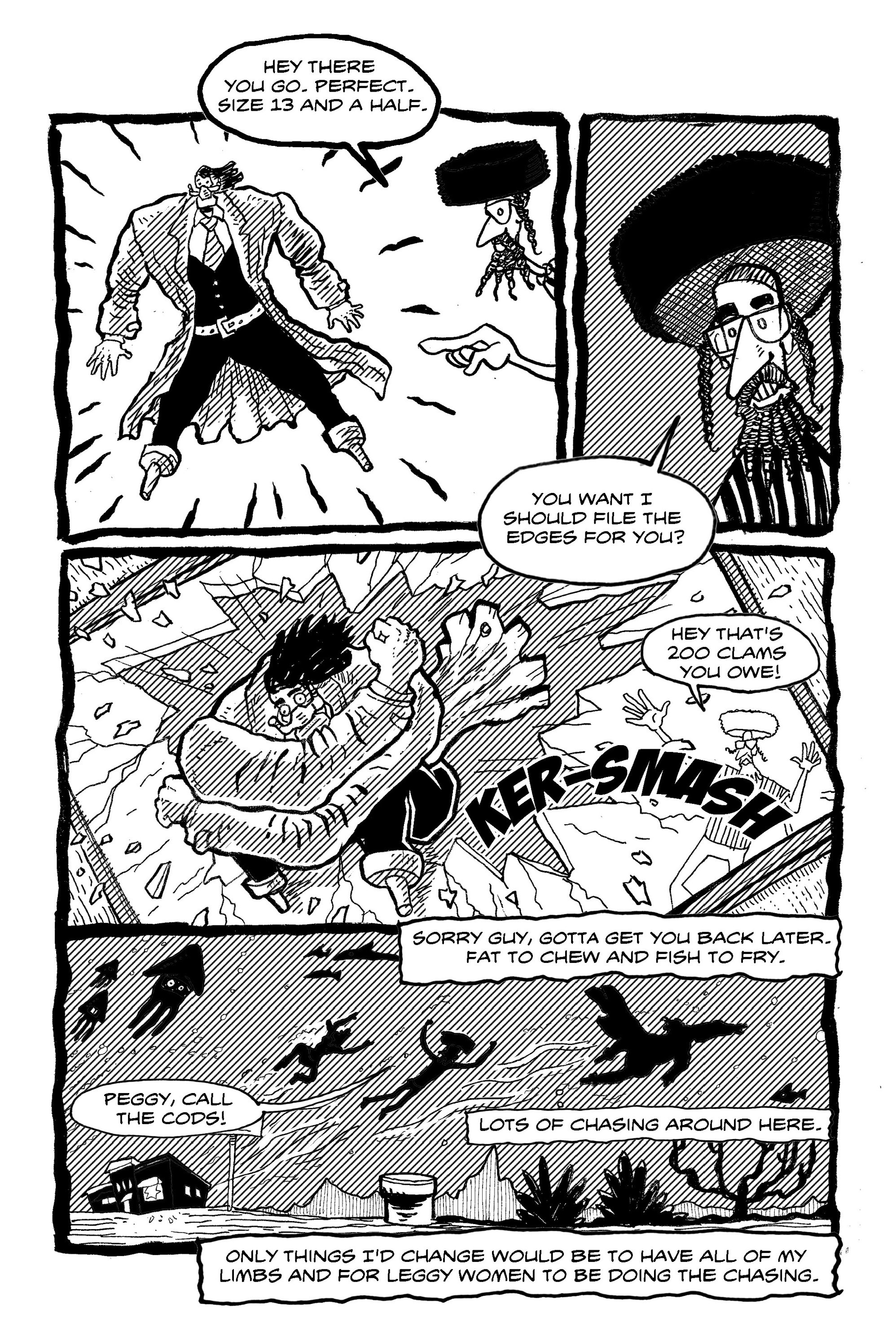 Read online Broadsword, P.I. comic -  Issue #3 - 17
