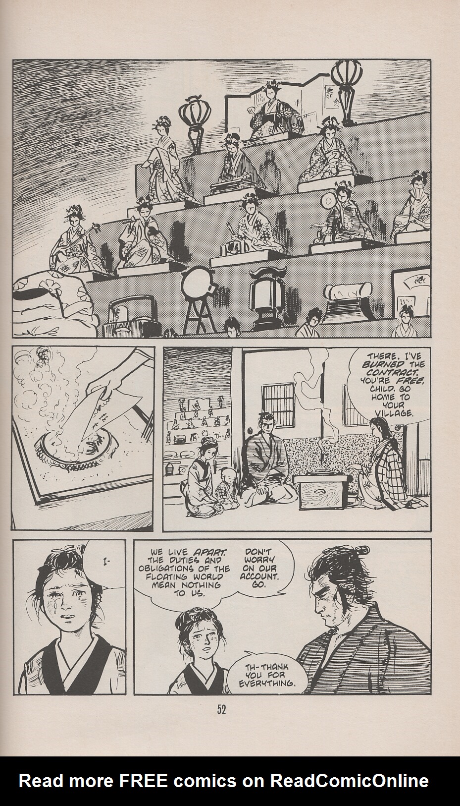 Read online Lone Wolf and Cub comic -  Issue #7 - 56