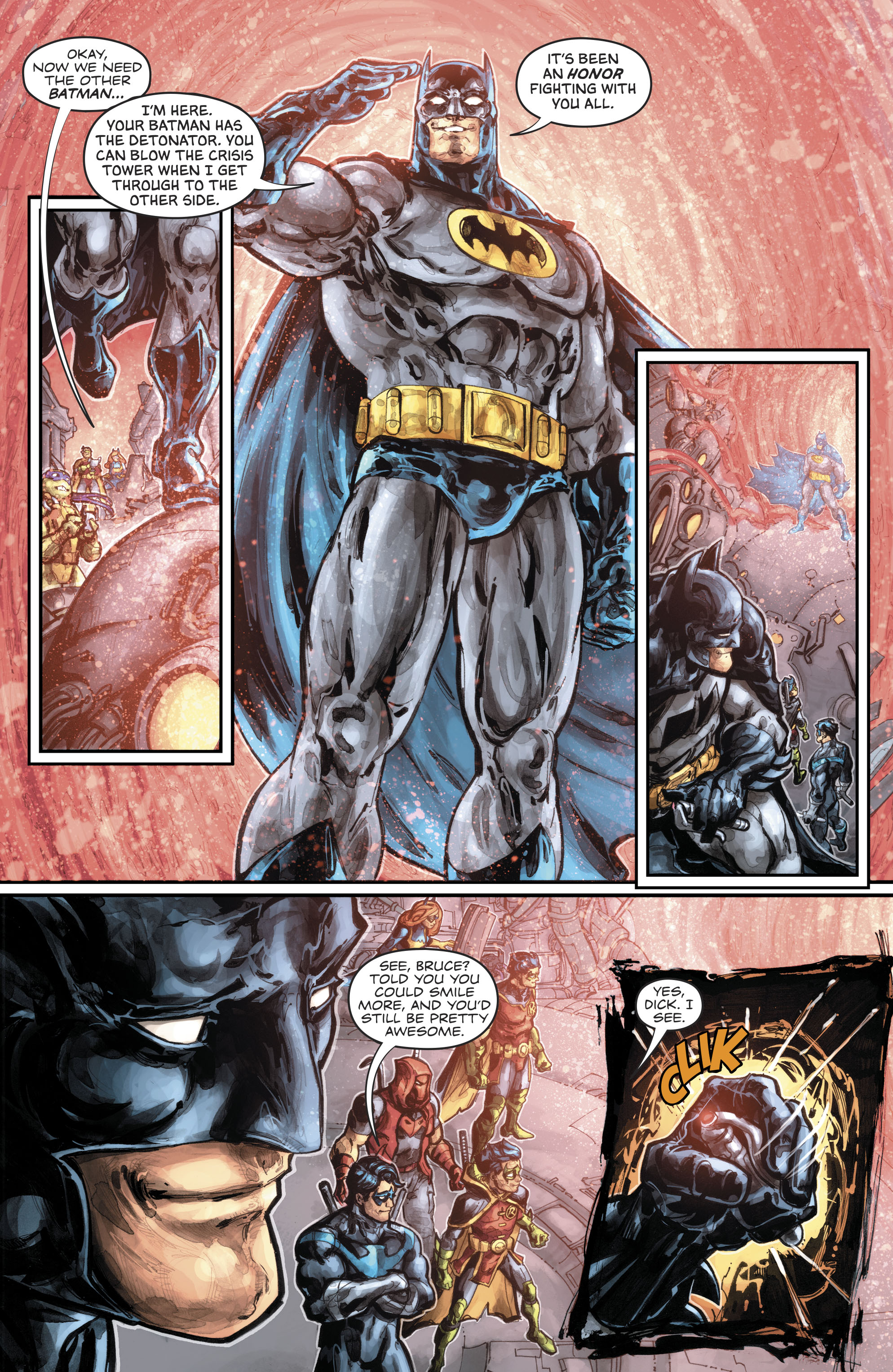 Read online Batman/Teenage Mutant Ninja Turtles III comic -  Issue #6 - 14