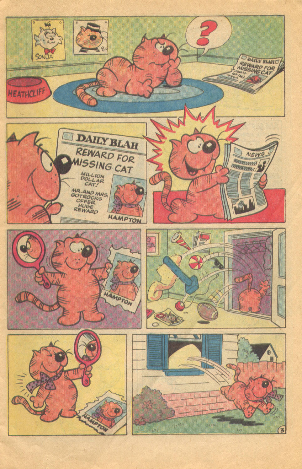 Read online Heathcliff comic -  Issue #1 - 5