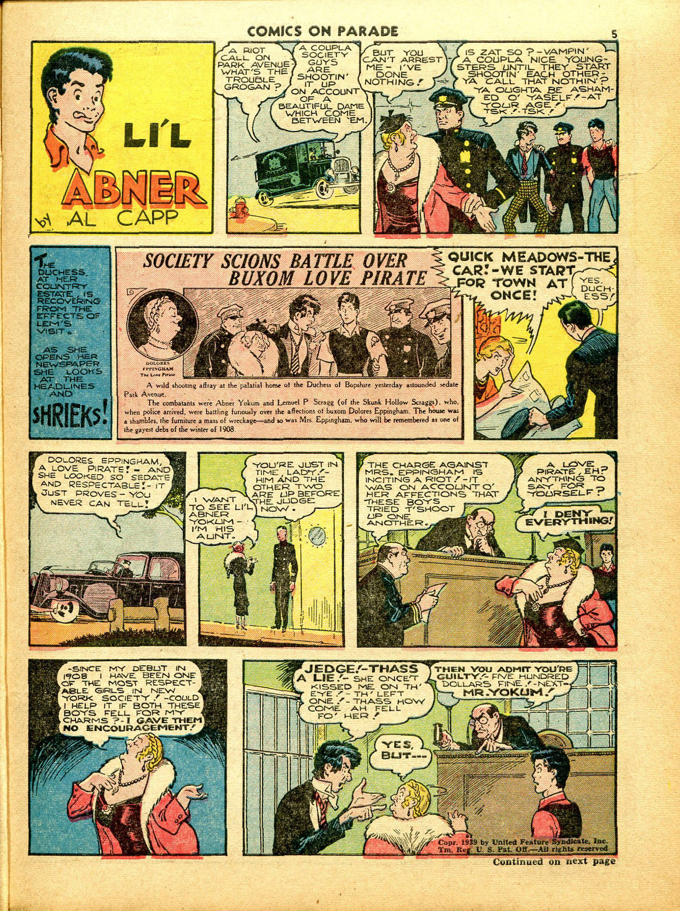 Read online Comics on Parade comic -  Issue #15 - 7