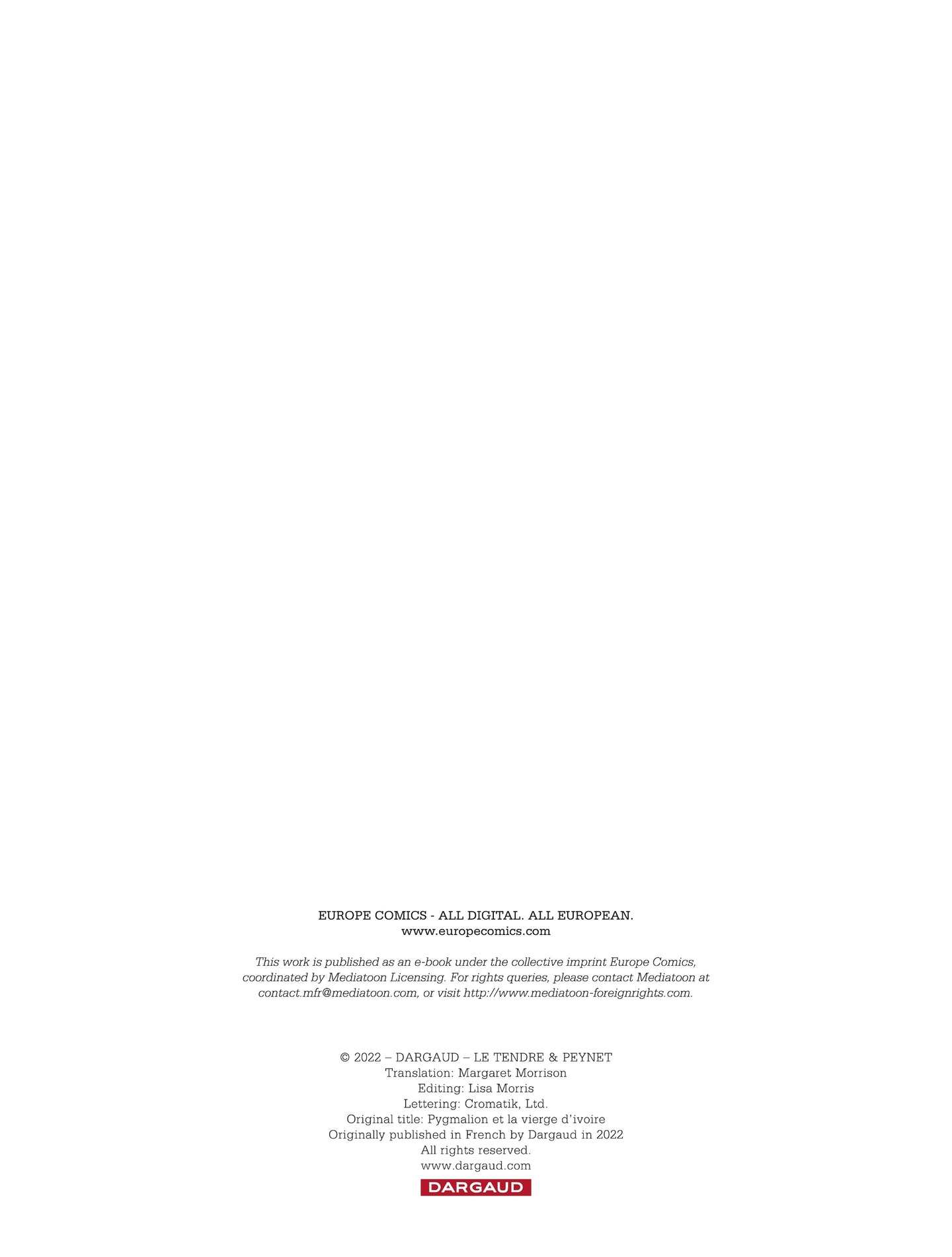 Read online Pygmalion and the Ivory Virgin comic -  Issue # TPB - 81