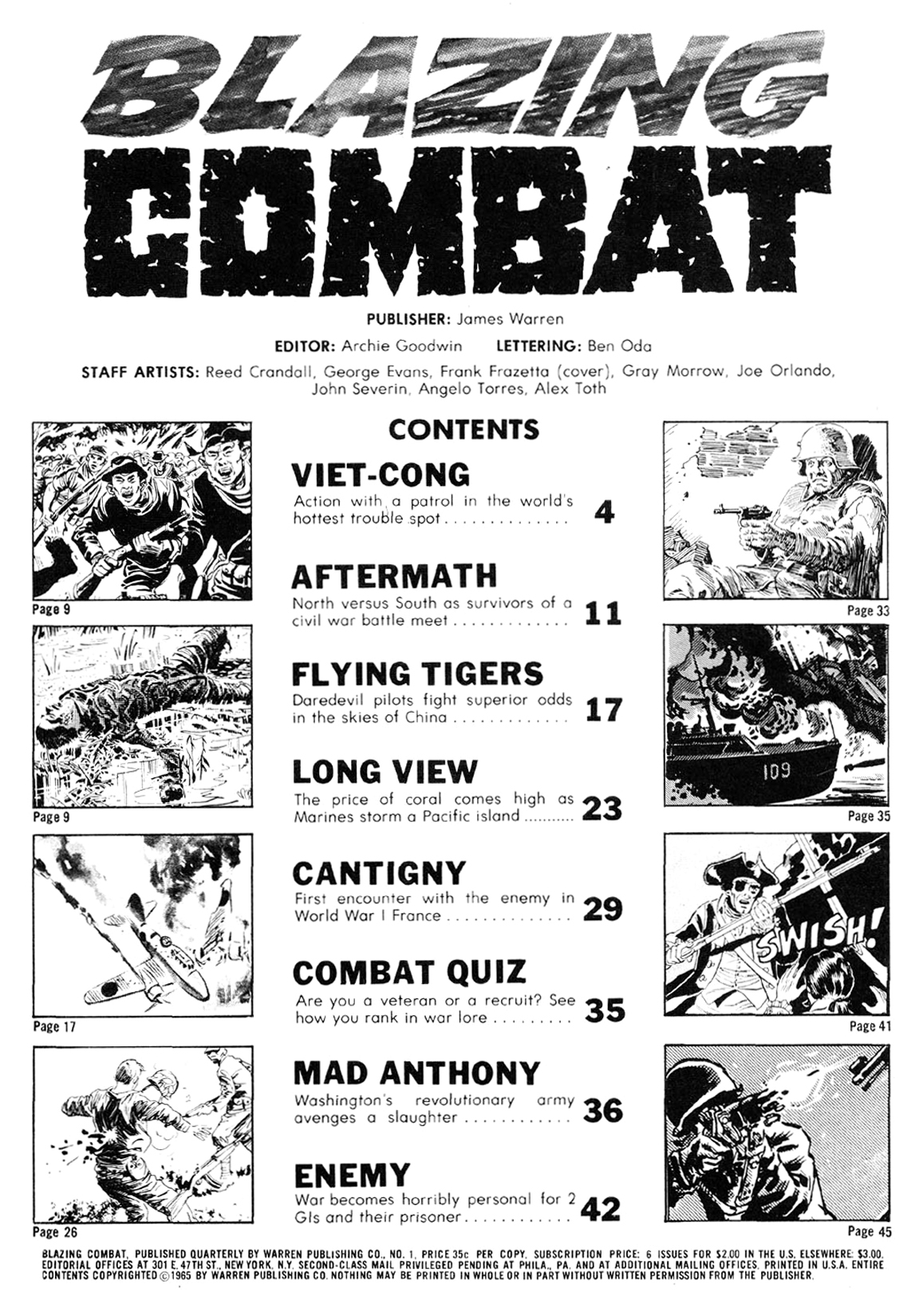 Read online Blazing Combat comic -  Issue #1 - 3