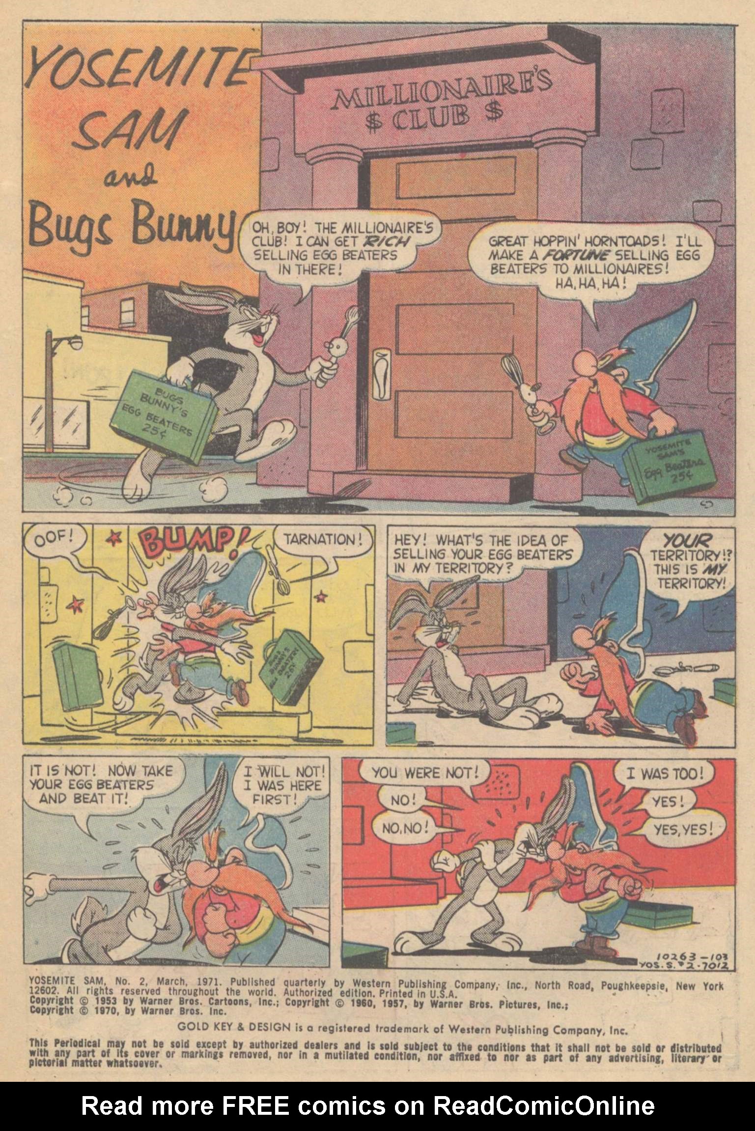 Read online Yosemite Sam and Bugs Bunny comic -  Issue #2 - 3