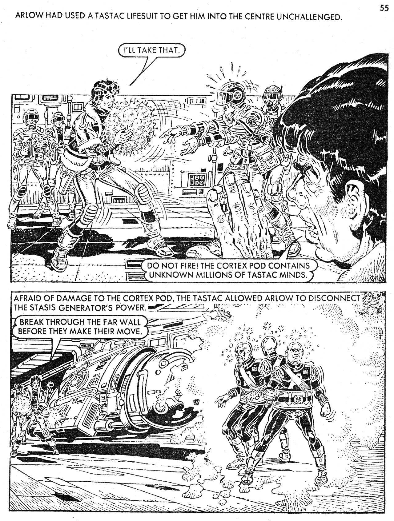 Read online Starblazer comic -  Issue #132 - 55