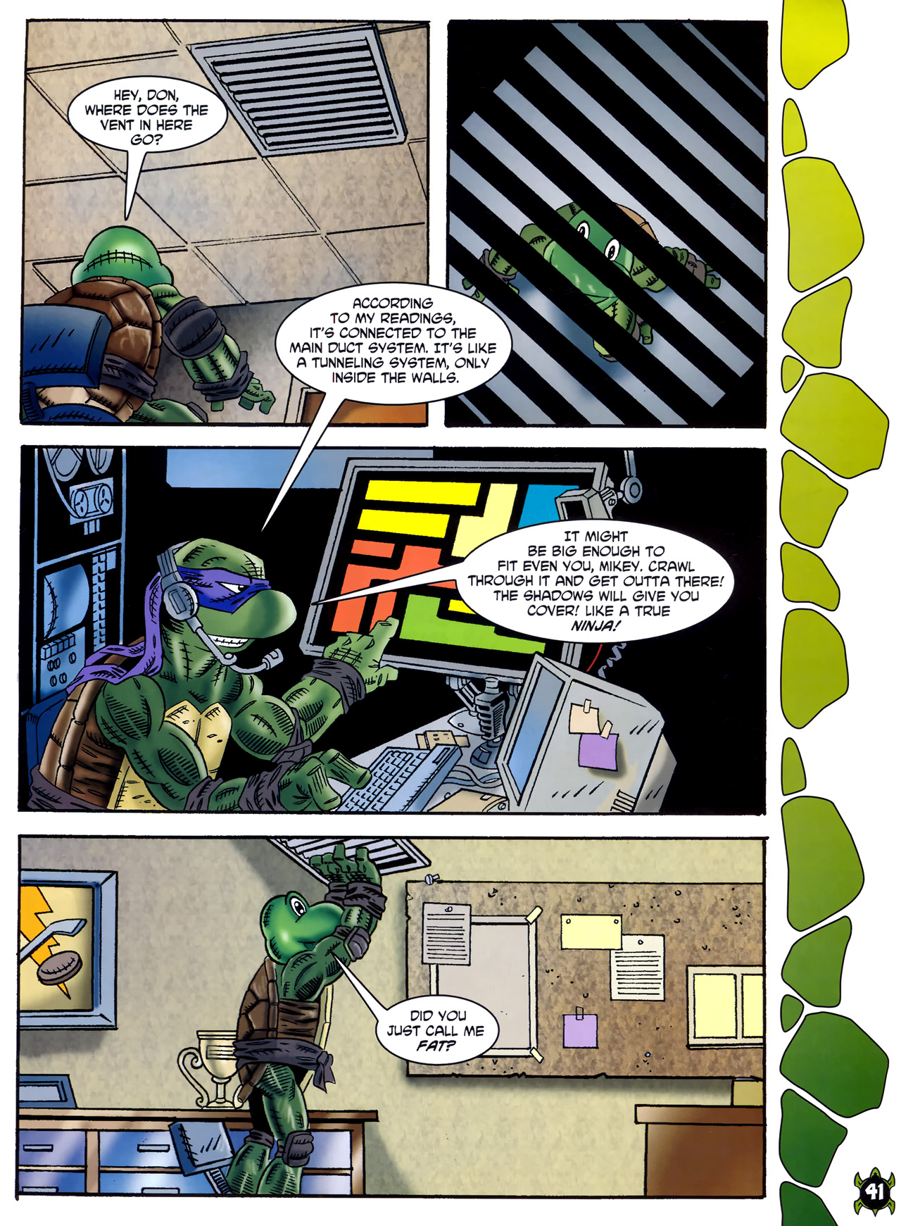 Read online Teenage Mutant Ninja Turtles Comic comic -  Issue #4 - 35