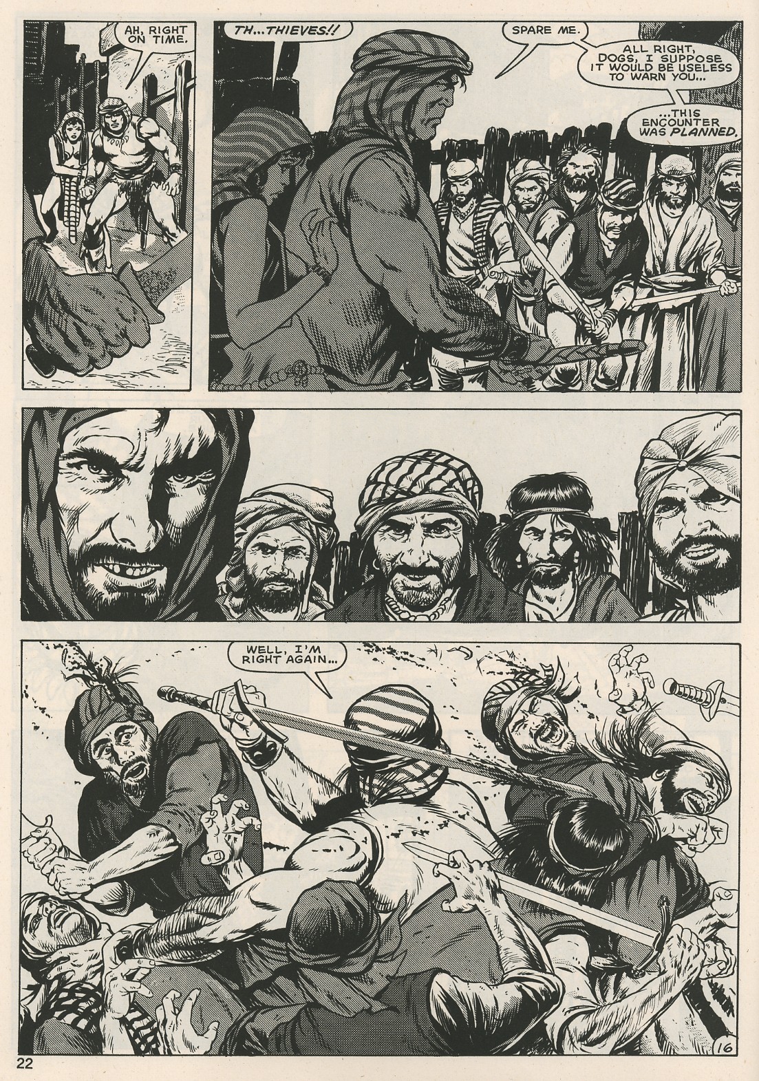 Read online The Savage Sword Of Conan comic -  Issue #125 - 22
