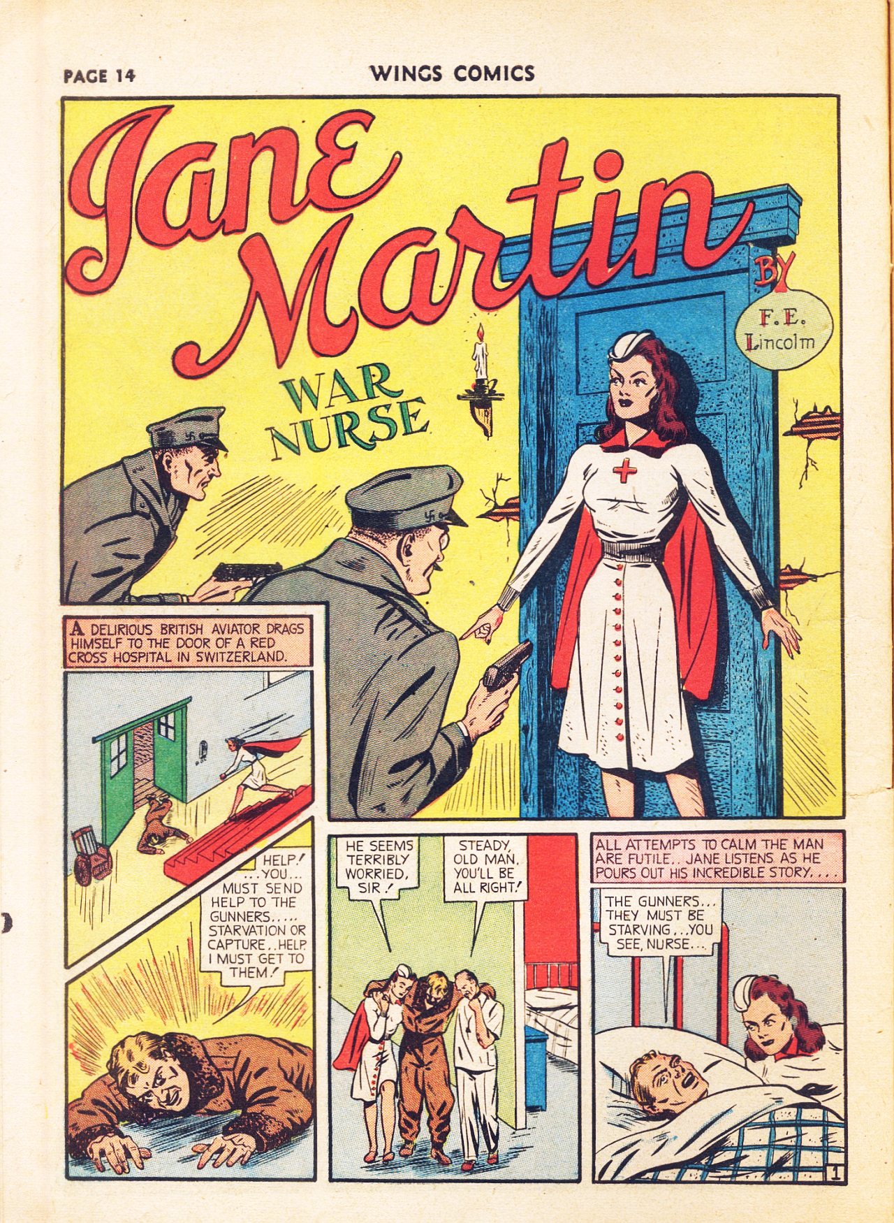 Read online Wings Comics comic -  Issue #8 - 16