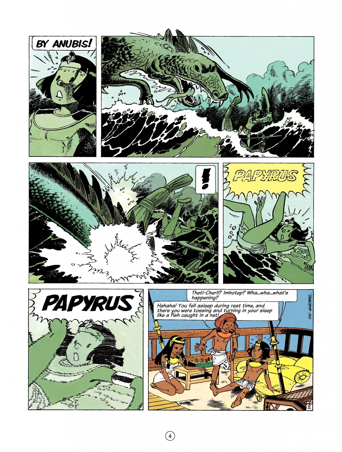 Read online Papyrus comic -  Issue #1 - 4