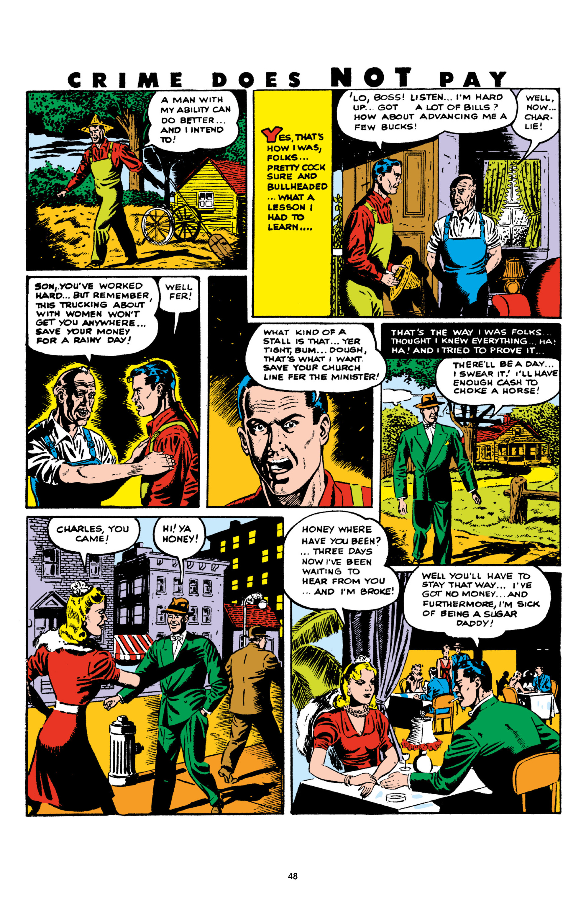 Read online Crime Does Not Pay Archives comic -  Issue # TPB 5 (Part 1) - 48