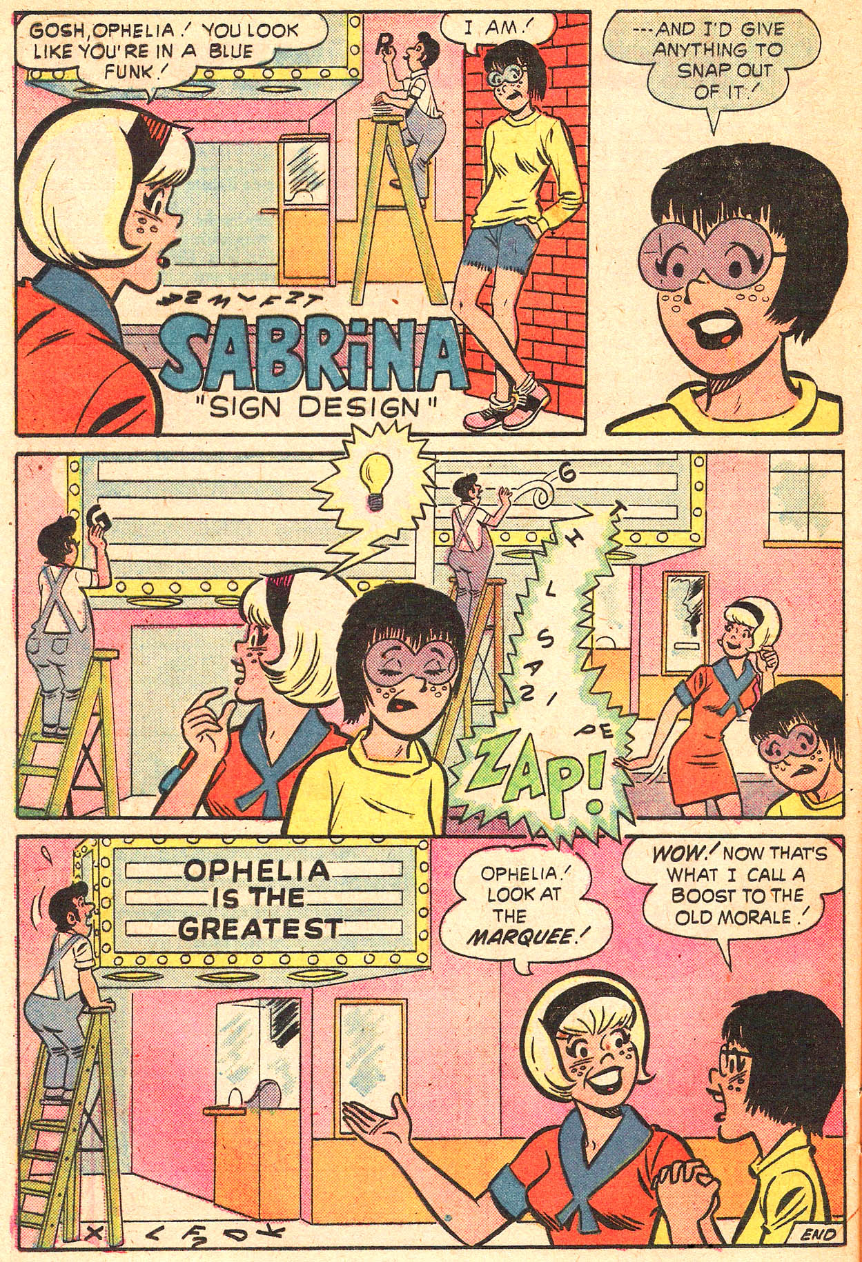 Read online Sabrina The Teenage Witch (1971) comic -  Issue #21 - 23