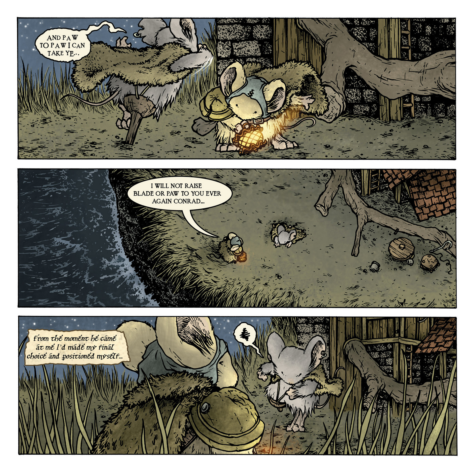 Read online Mouse Guard: The Black Axe comic -  Issue #6 - 21