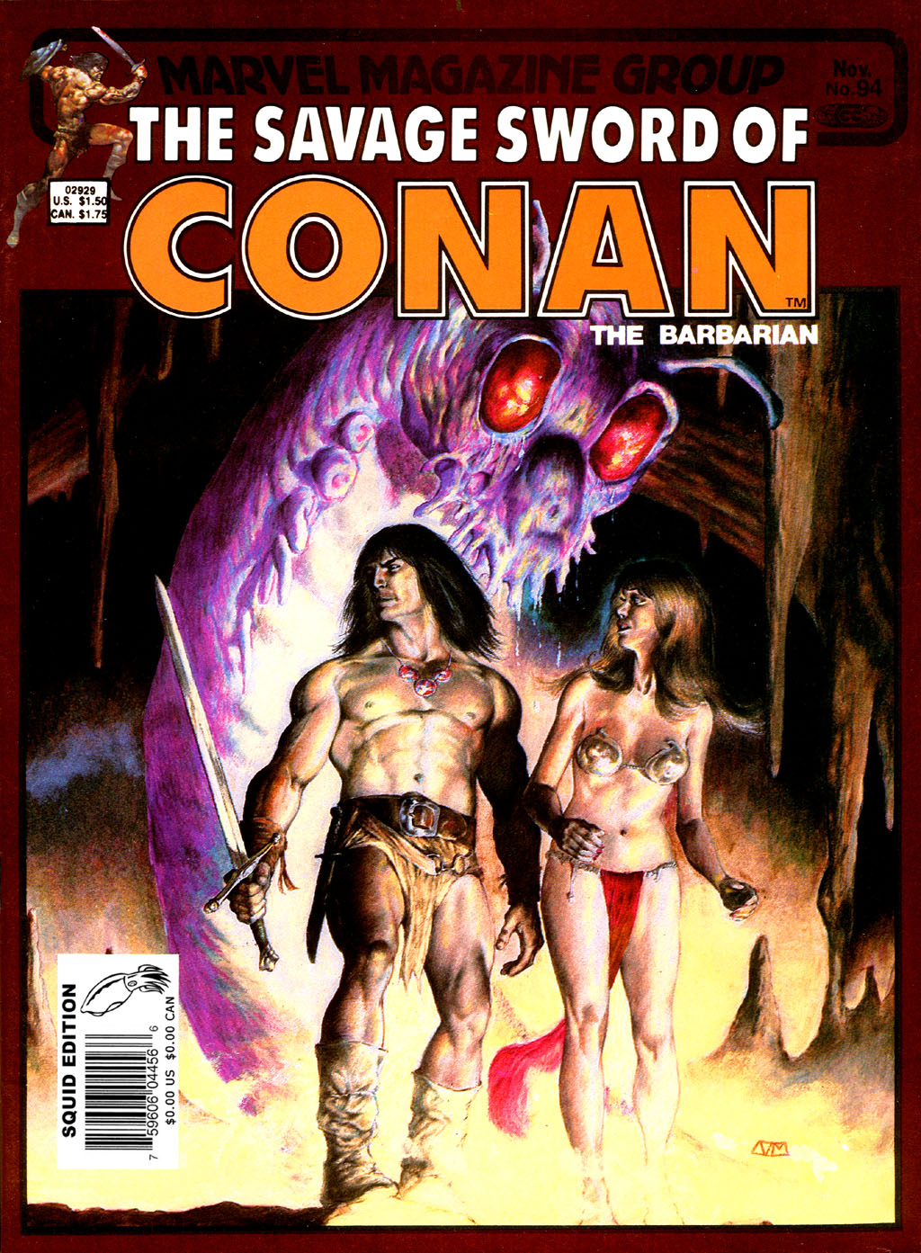 Read online The Savage Sword Of Conan comic -  Issue #94 - 1